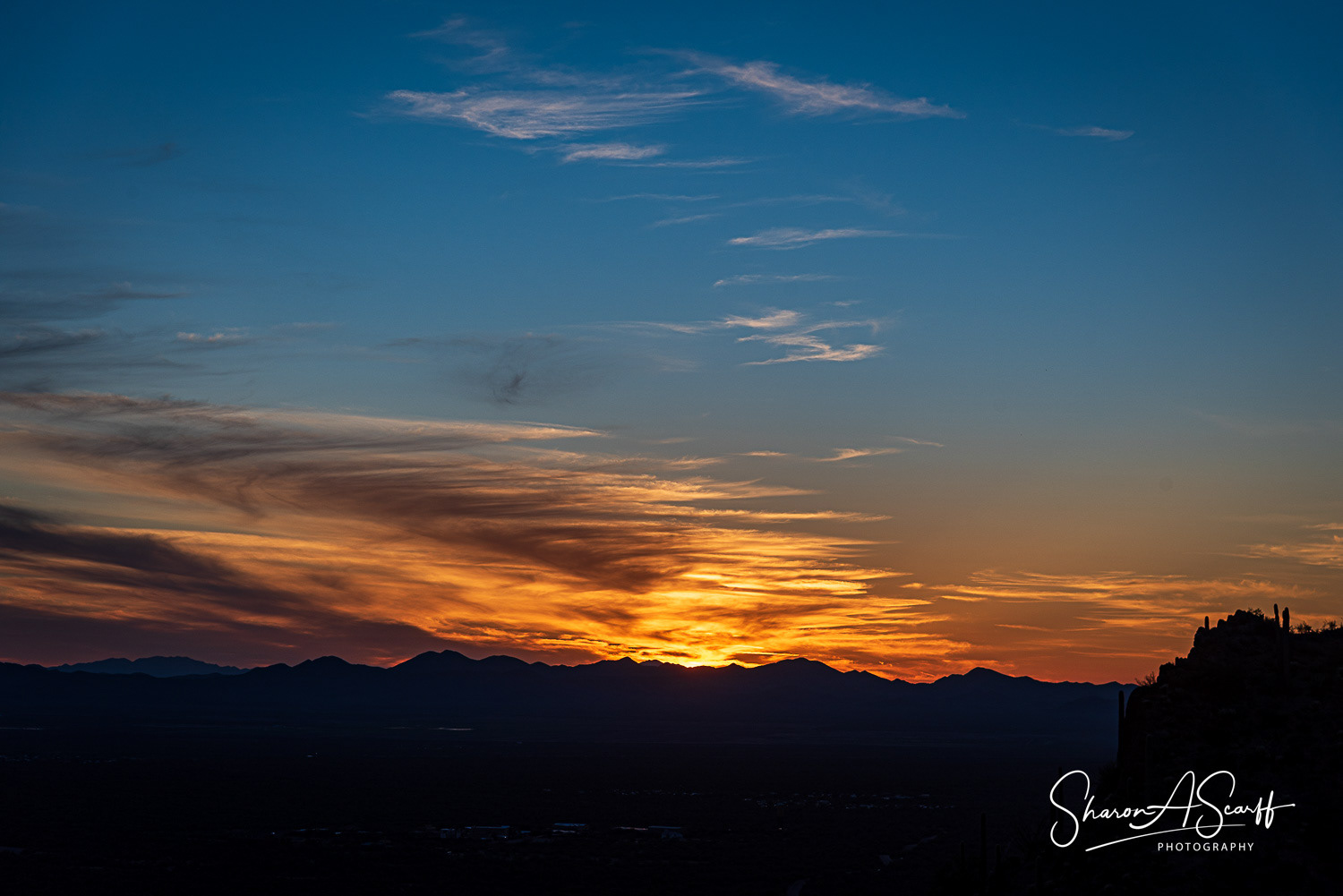 Sunset at Gates Pass