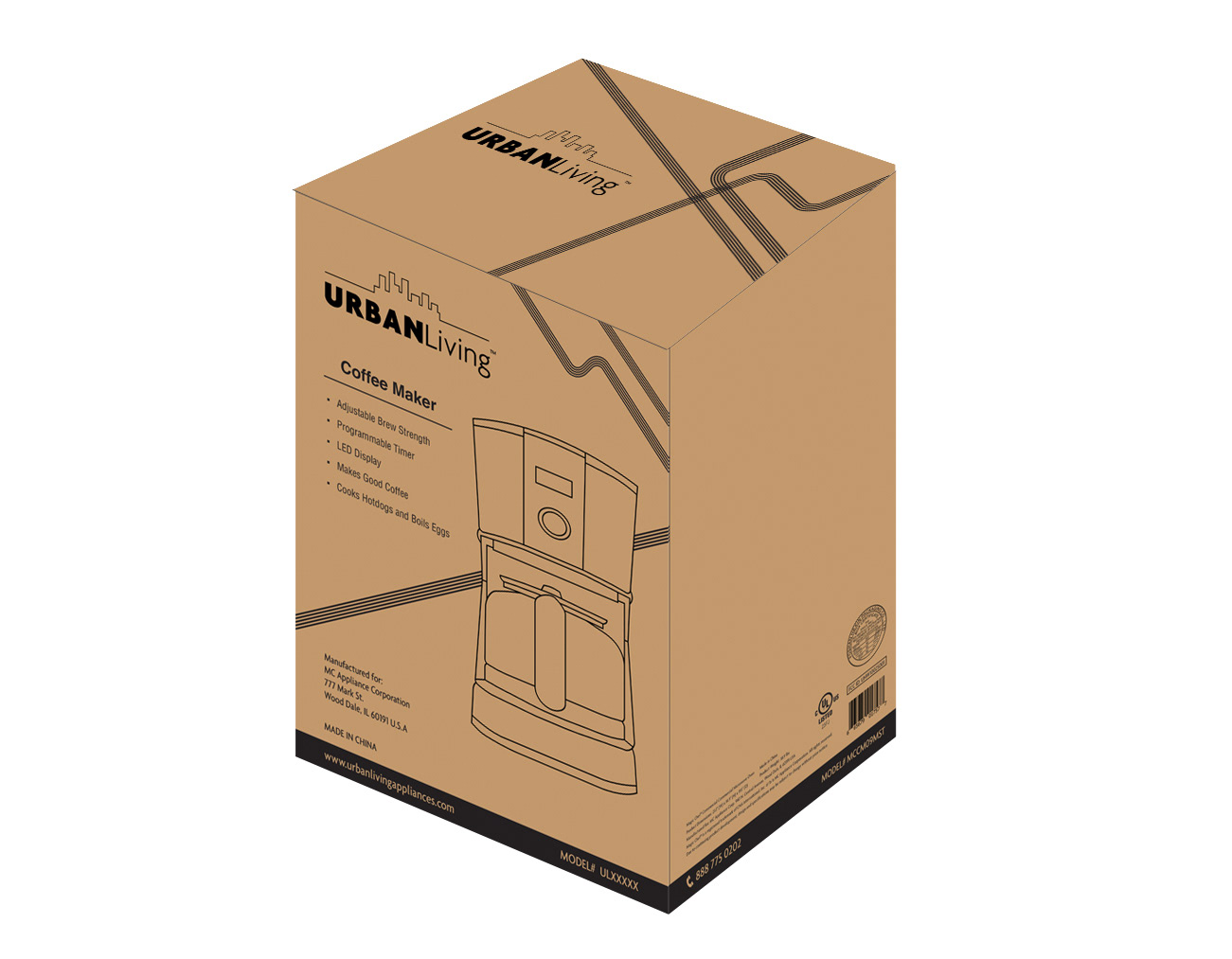 Urban Living Coffee Maker Box