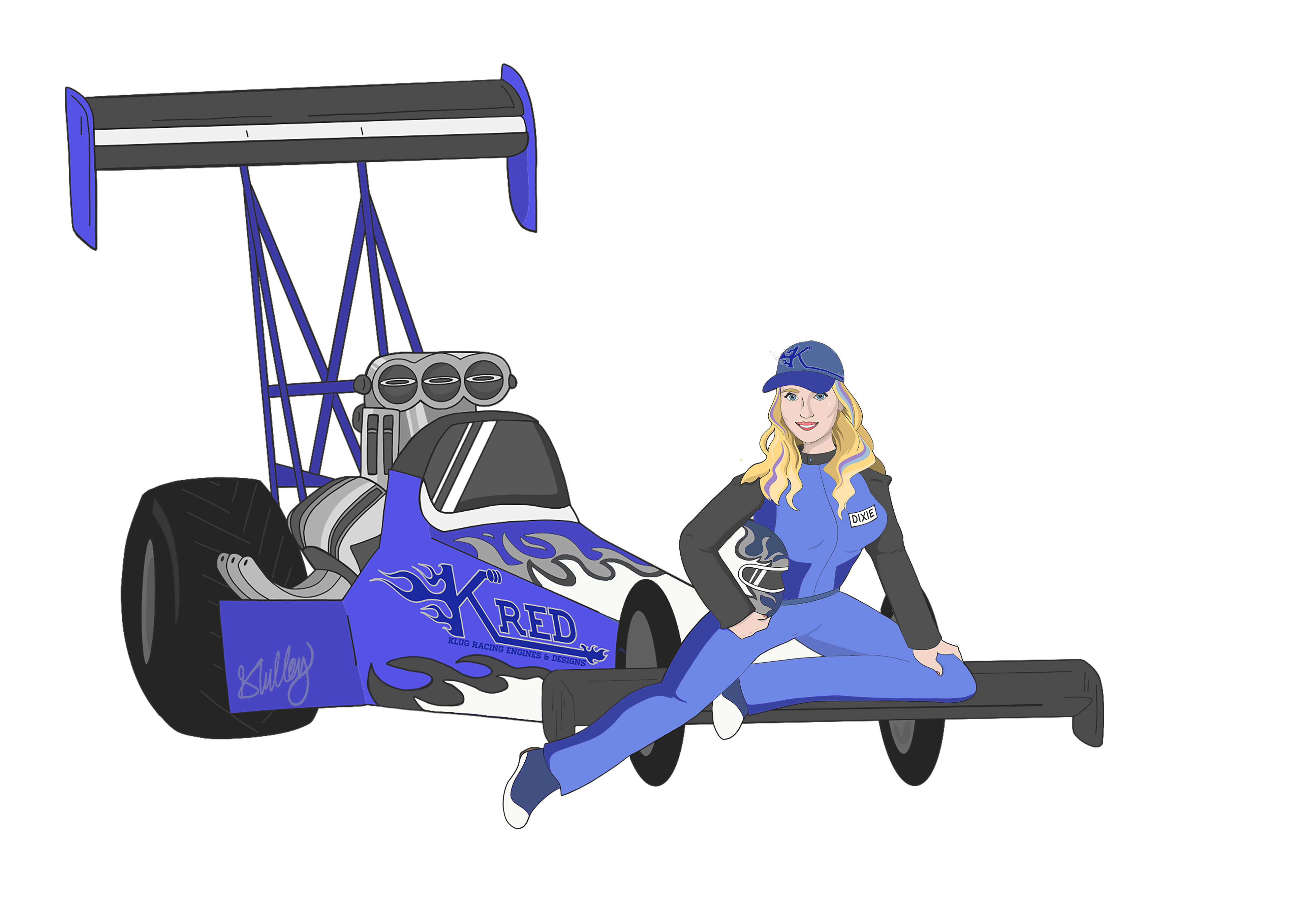 Kred Pin-up Girl (jumpsuit)