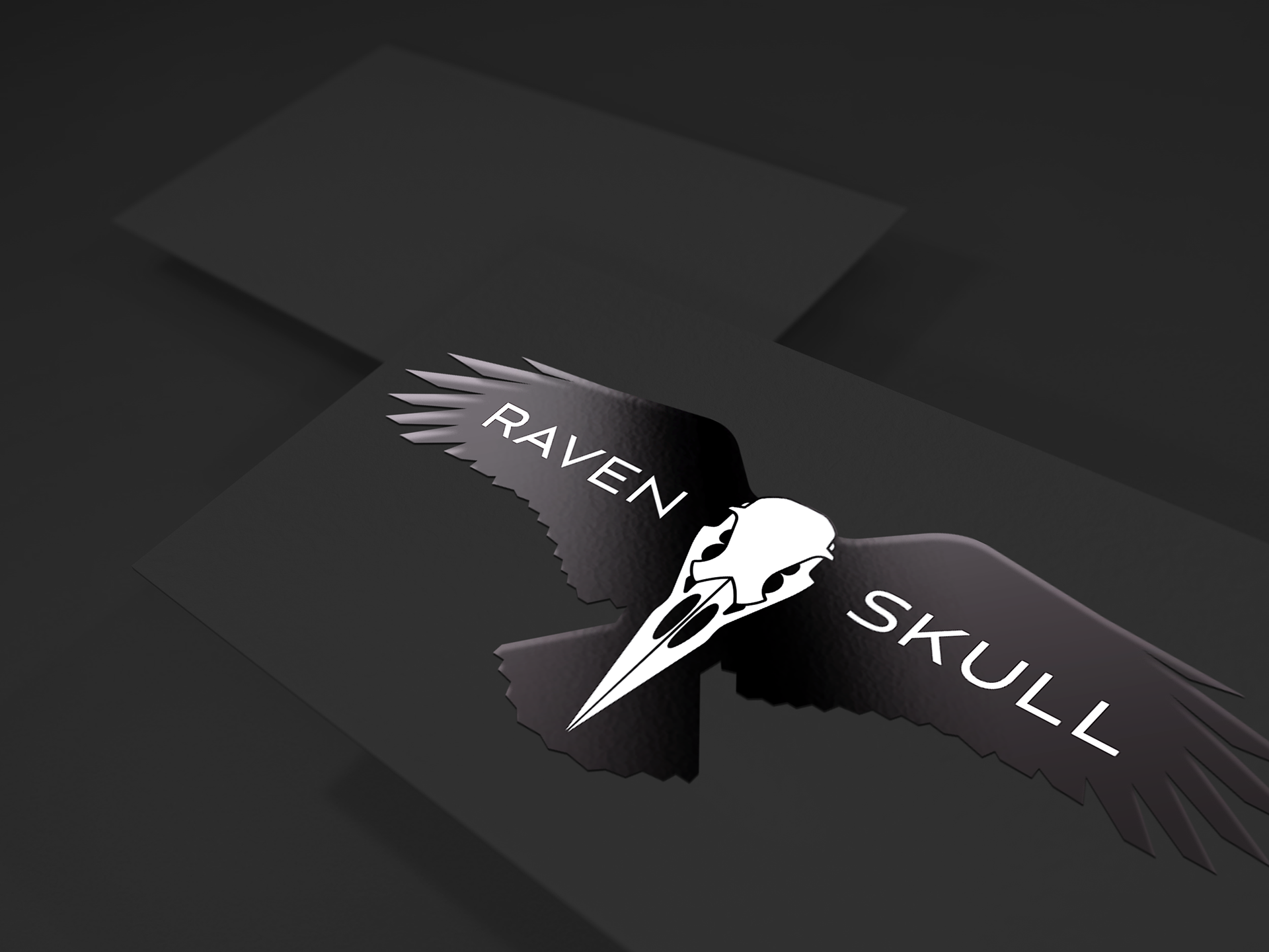 Raven Skull - Business Cards
