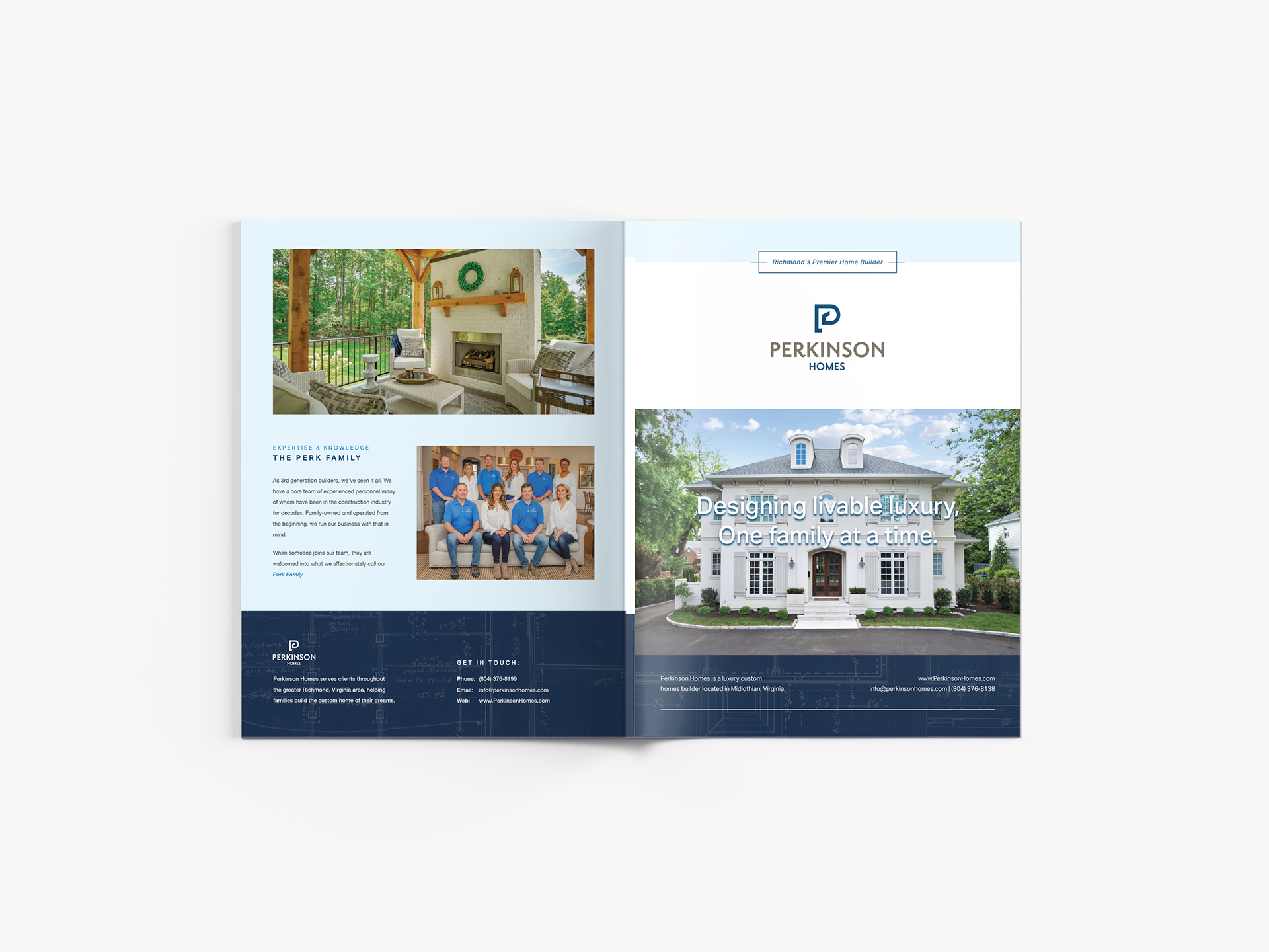 Marketing Brochure: Perkinson Homes (exterior)