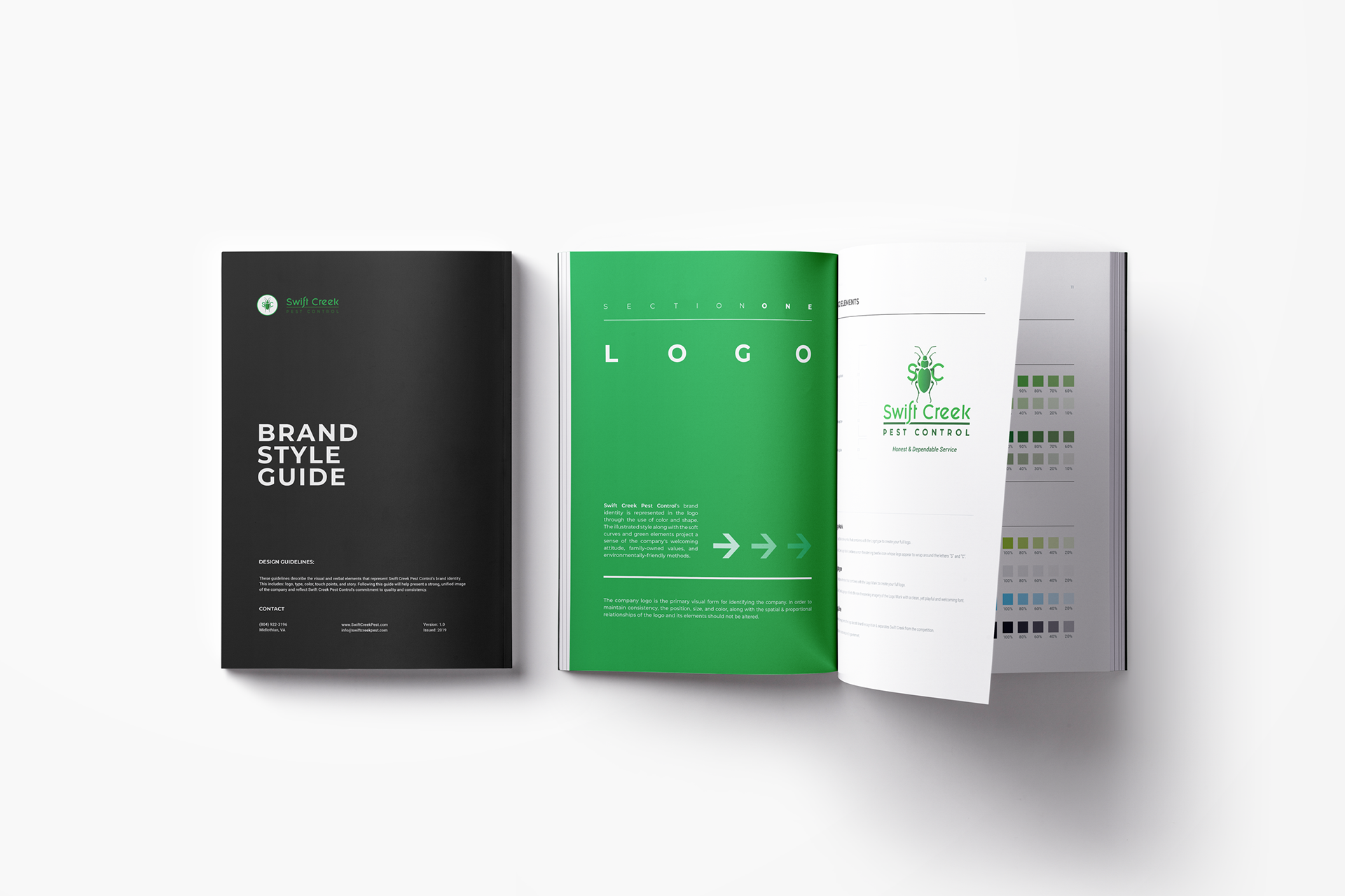 Brand Style Guide: Pest control company (exterior & logo)