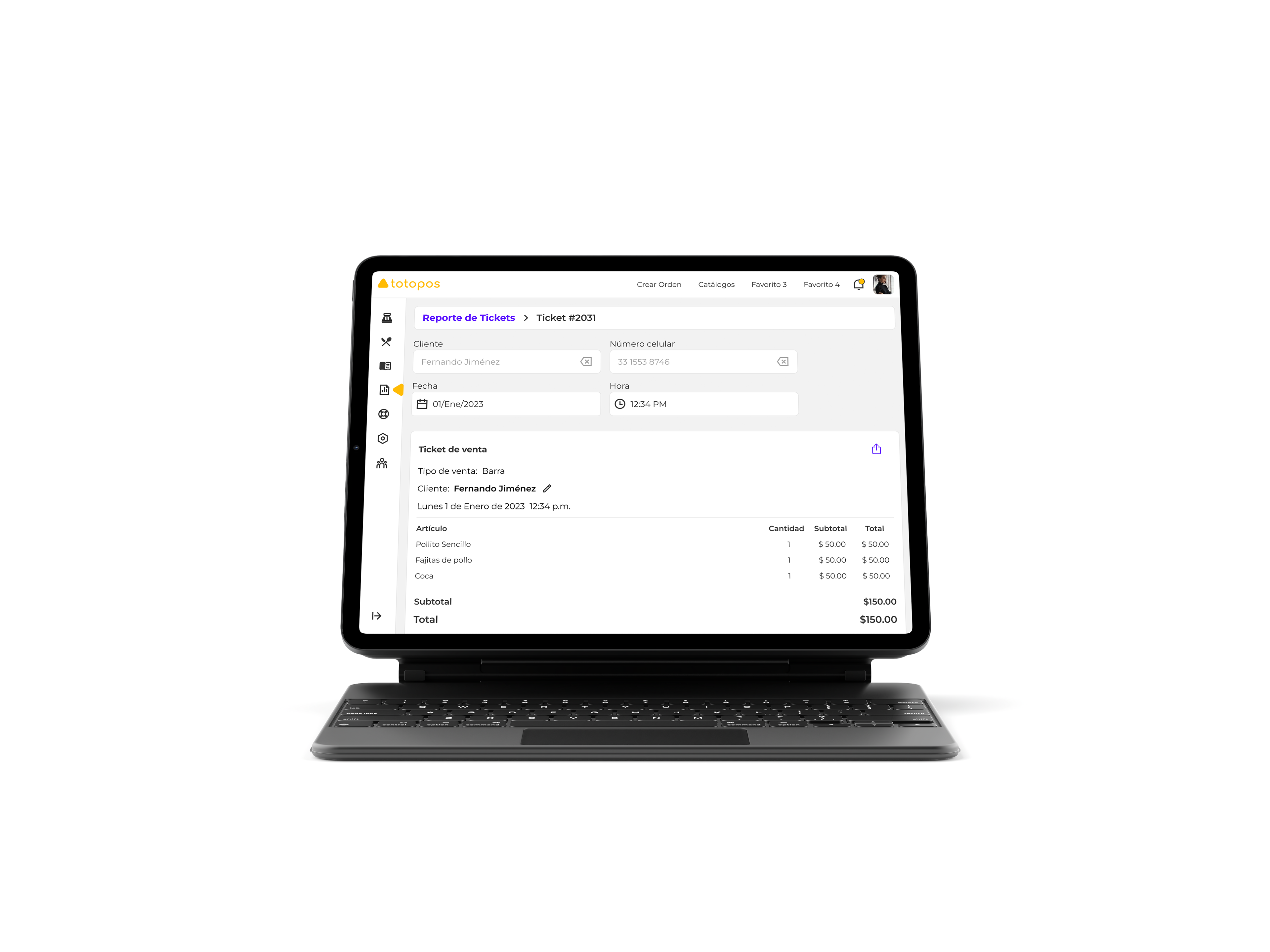 Totopos - Web App para Administración