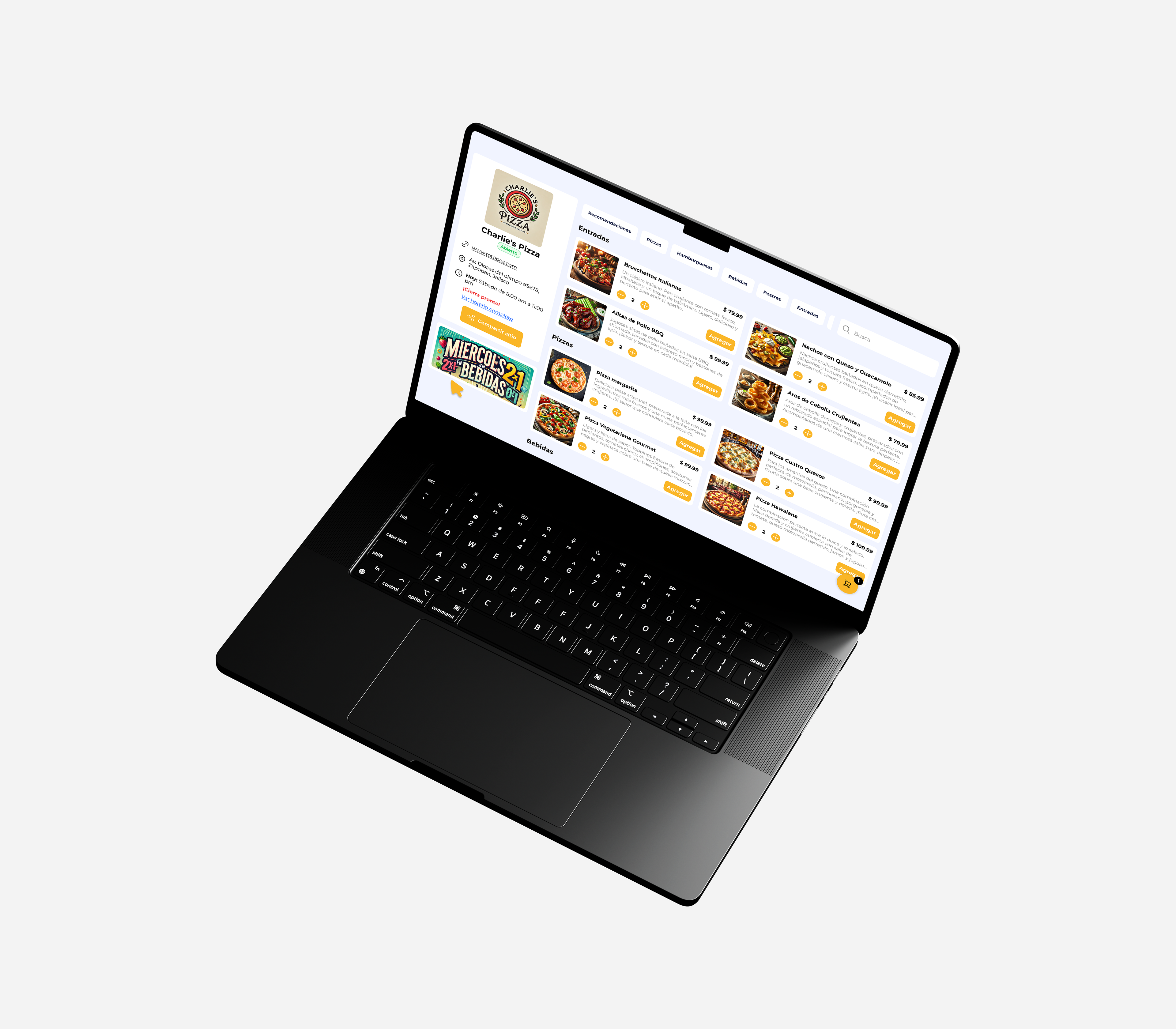 Totopos - Web App para comensales