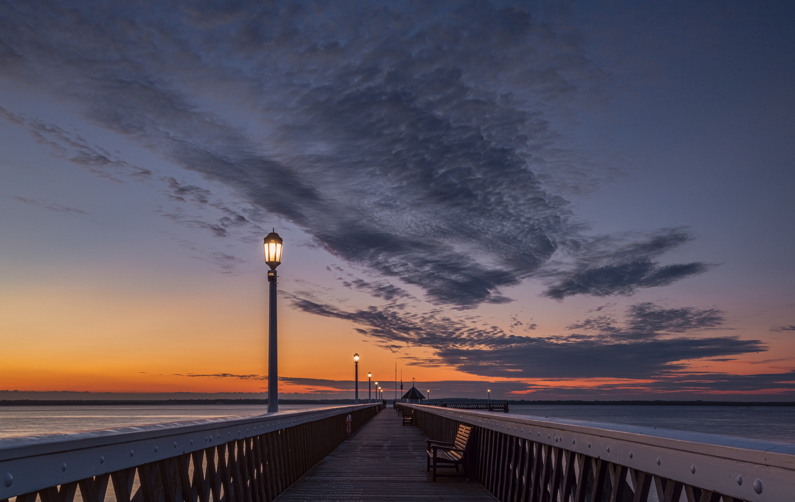 The Blue Hour at Yarmouth Pier