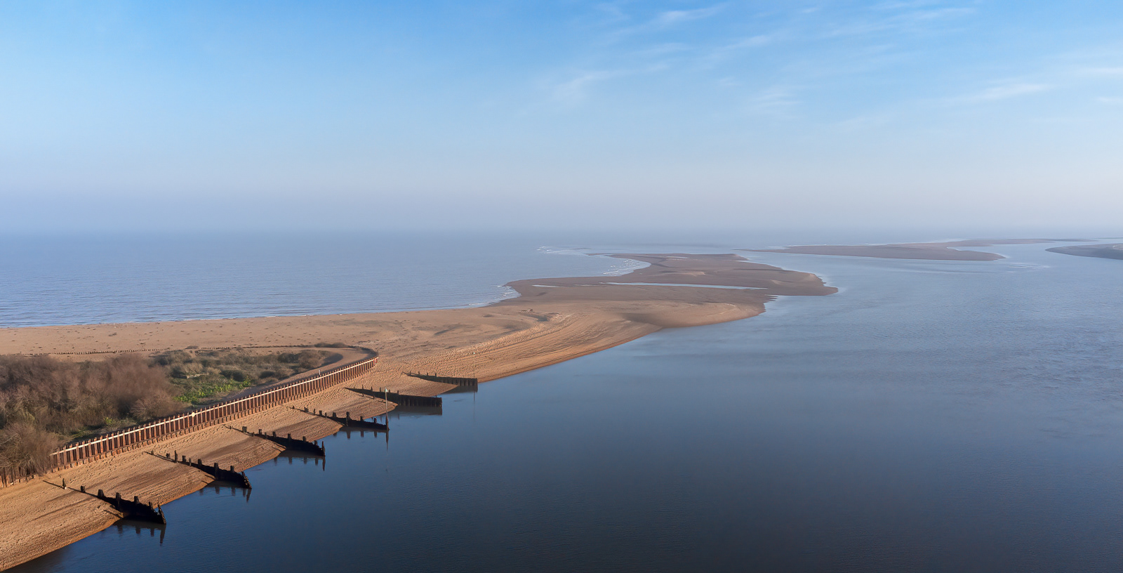 A Misty Sunset Over Bawdsey