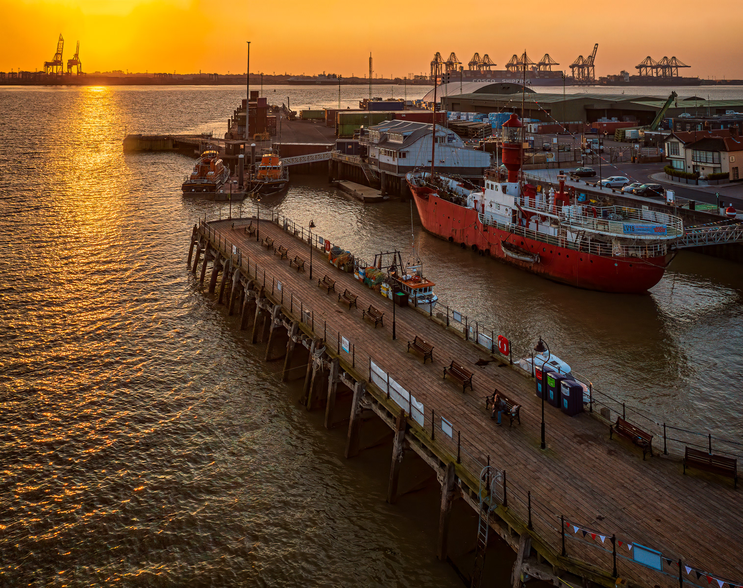 Halfpenny Pier, Harwich, Essex