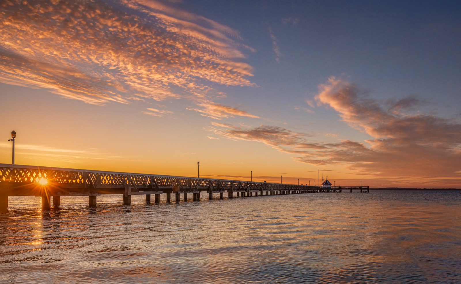 Sunset at Yarmouth Pier