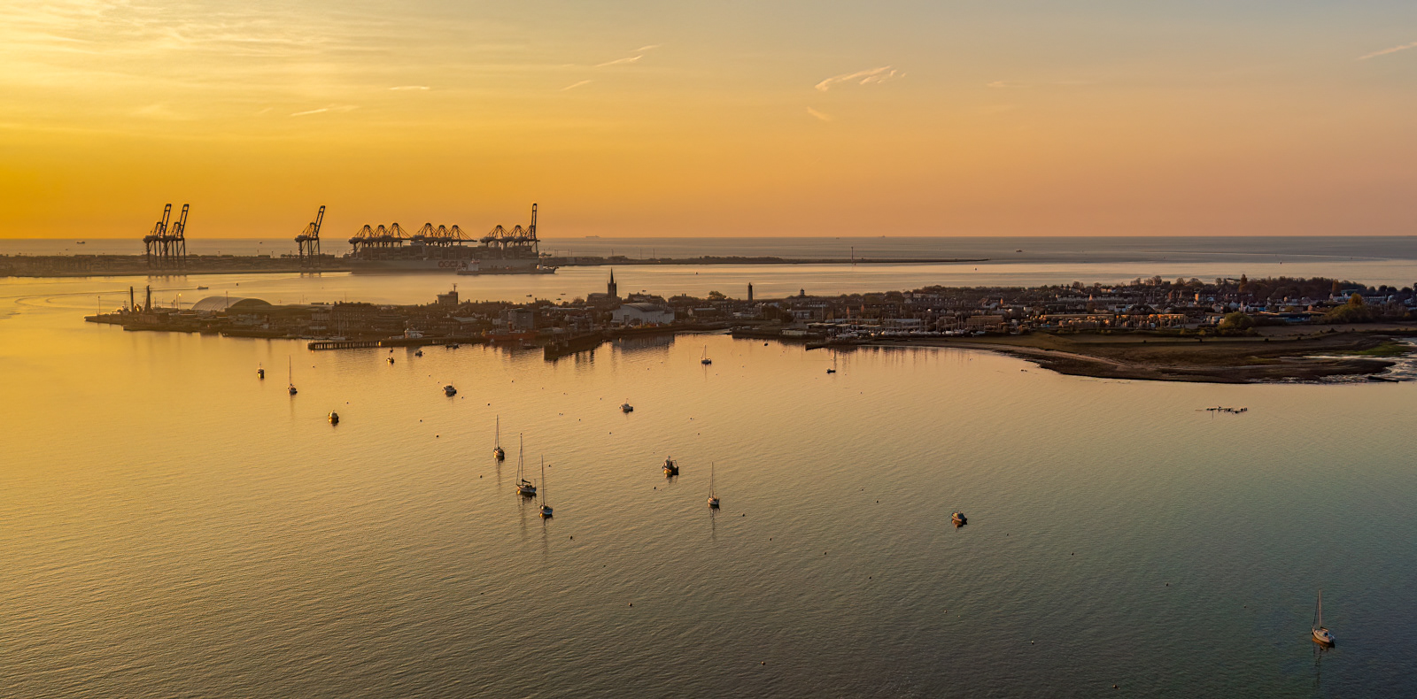Sunrise at Shotley Gate