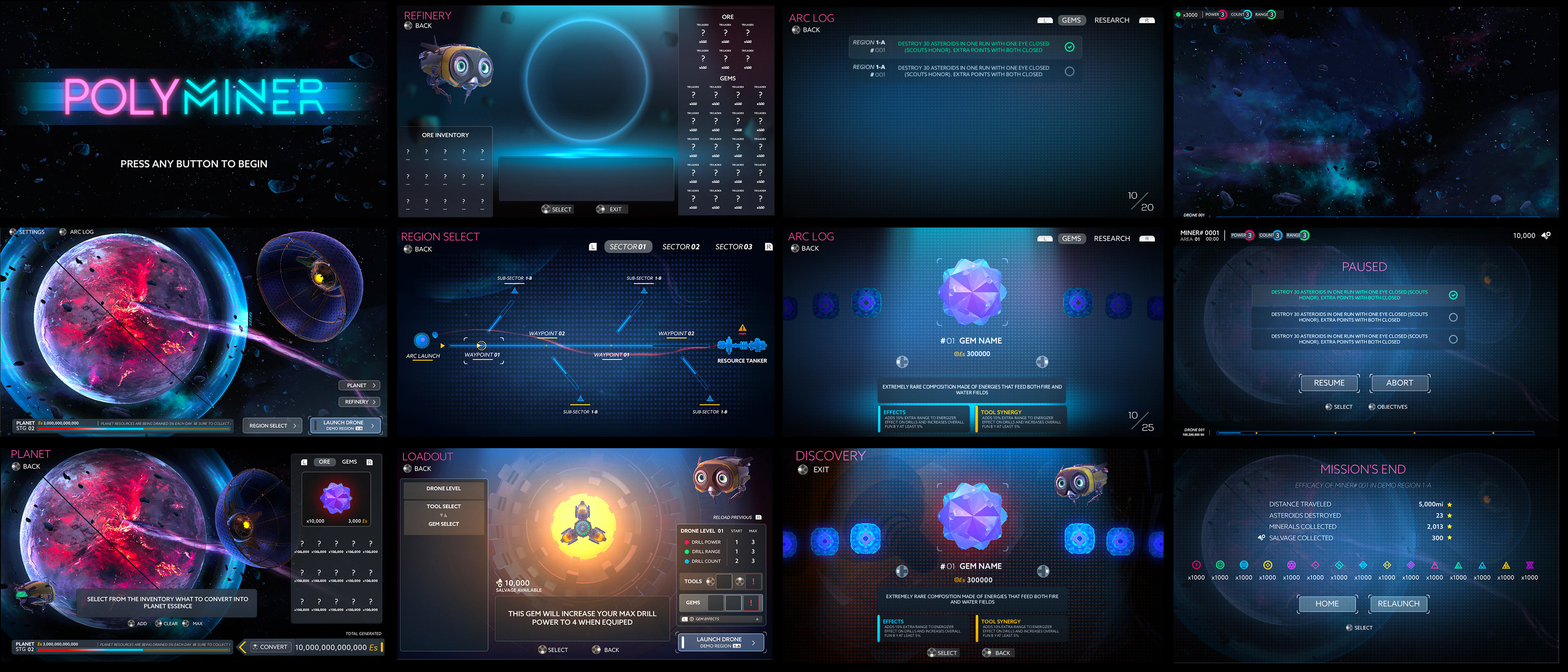 UI SCREENS