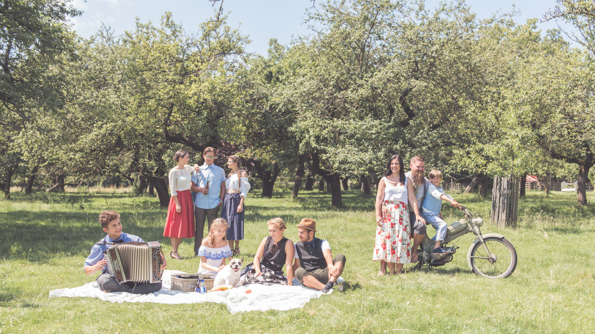 Werbefotografie Harmonika Müller outdoor Produktfotografie