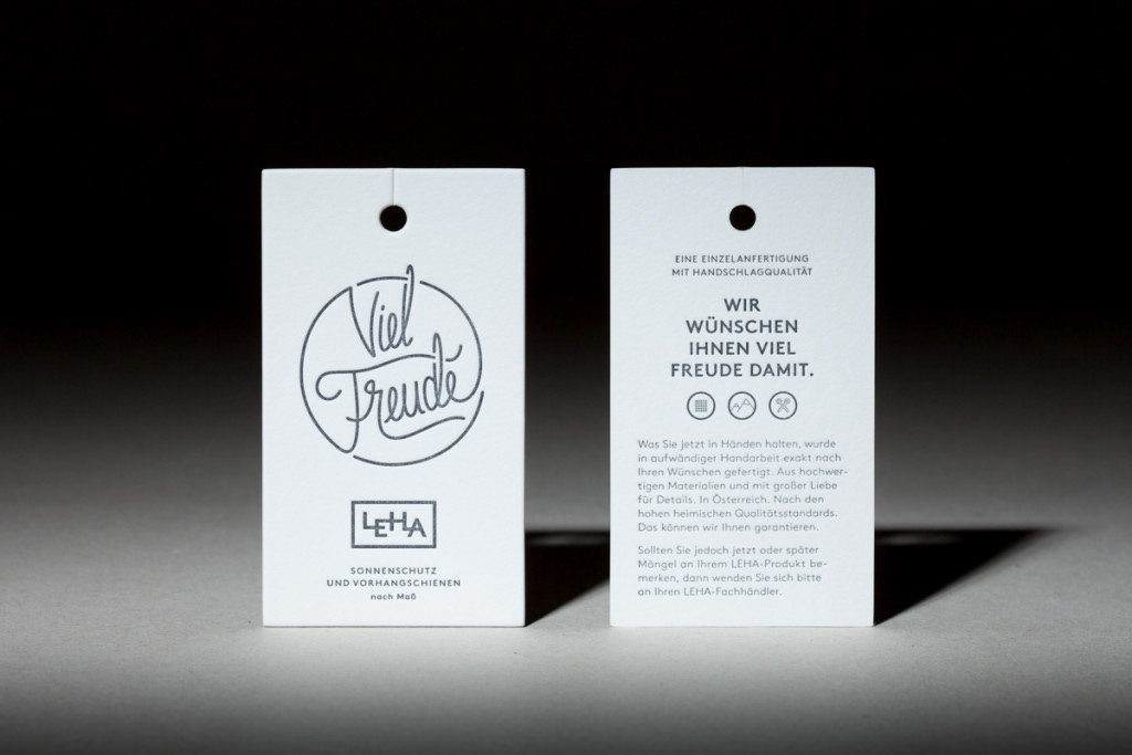 Produktfotografie Letterpress