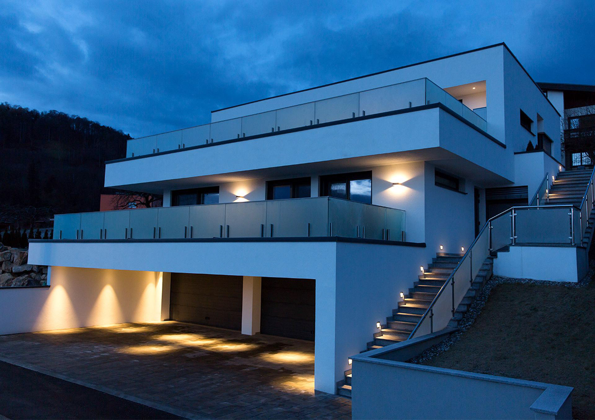 Architekrufotografie Design Leuchte Garage