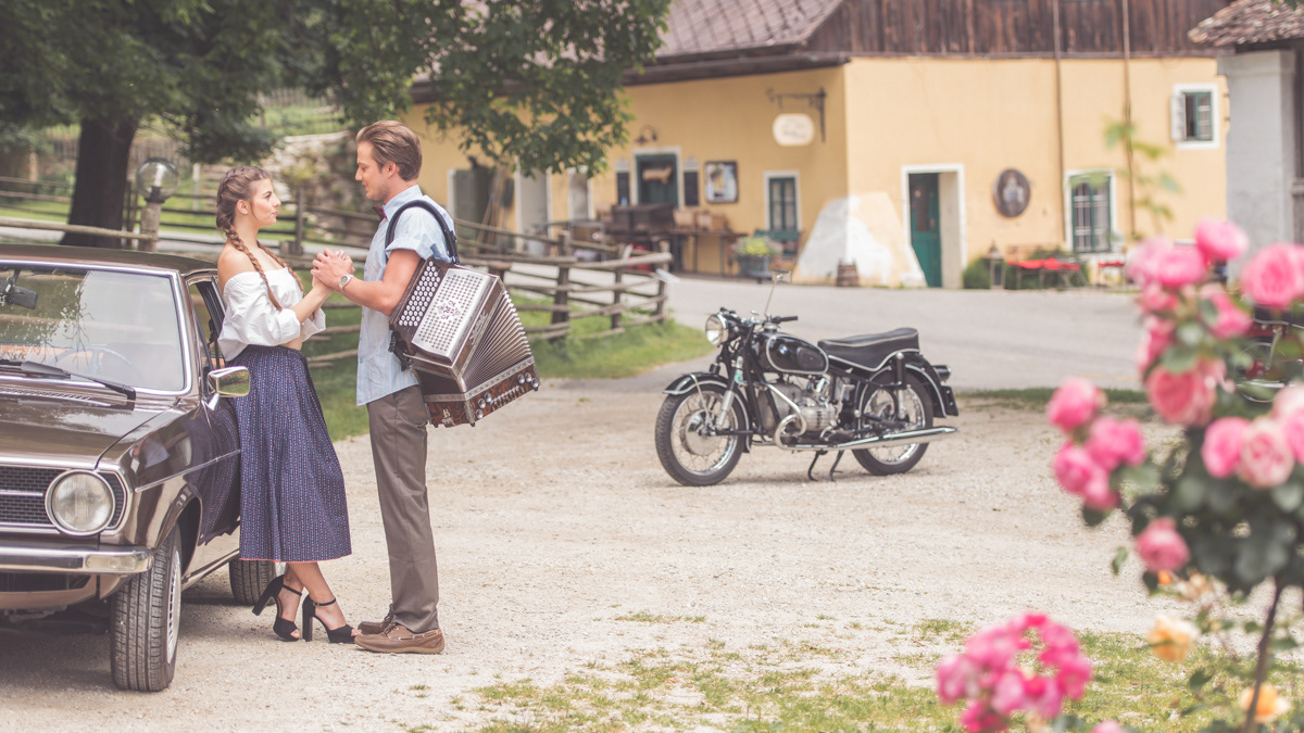 Werbefotografie Harmonika Müller outdoor Produktfotografie