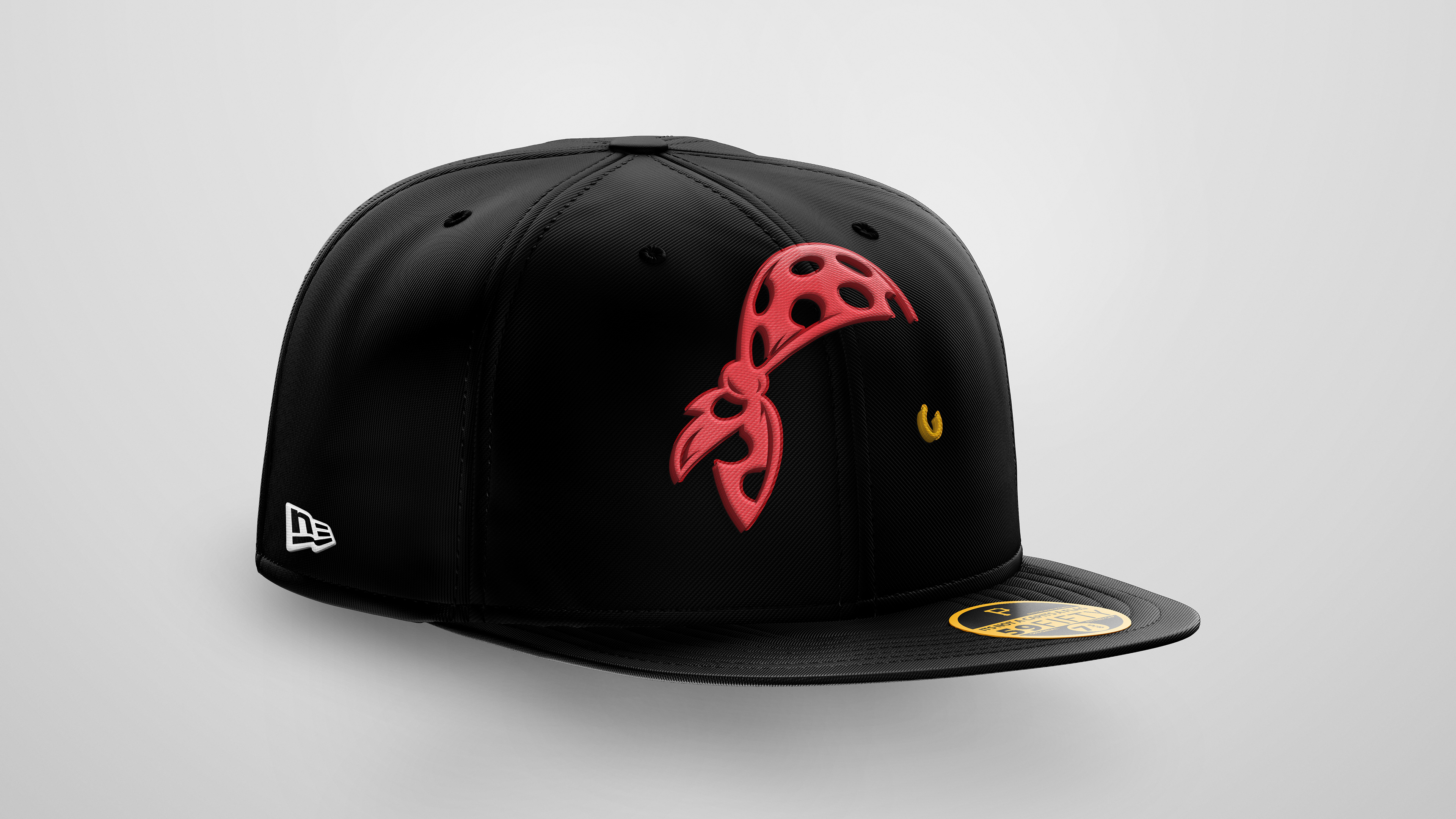 Men's Atlanta Braves New Era Black Gradient Feel 59FIFTY - Fitted Hat