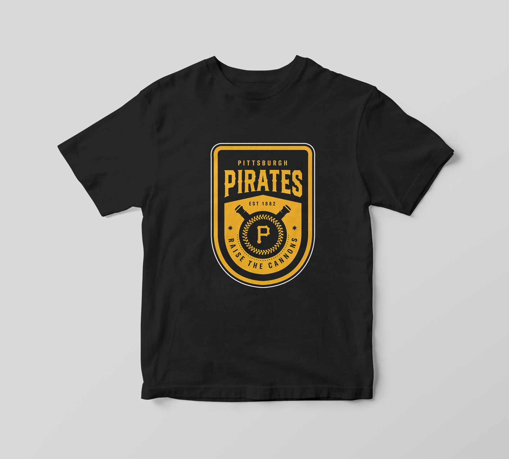 Pittsburgh Pirates Team Logo Progression 6x24 – Fan Creations GA