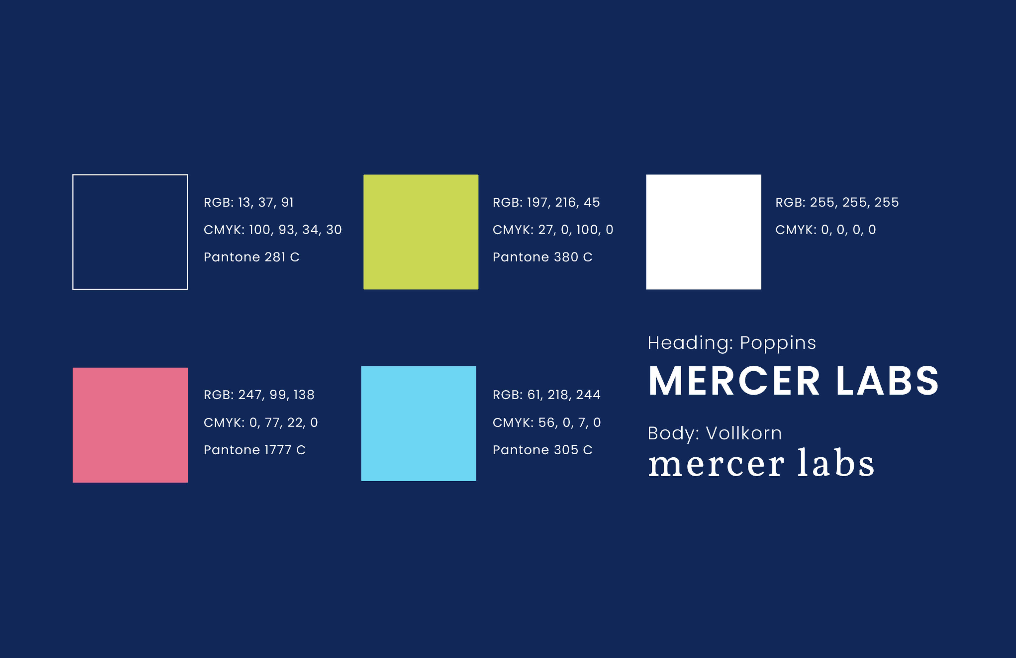 Rebrand Color & Type Choices