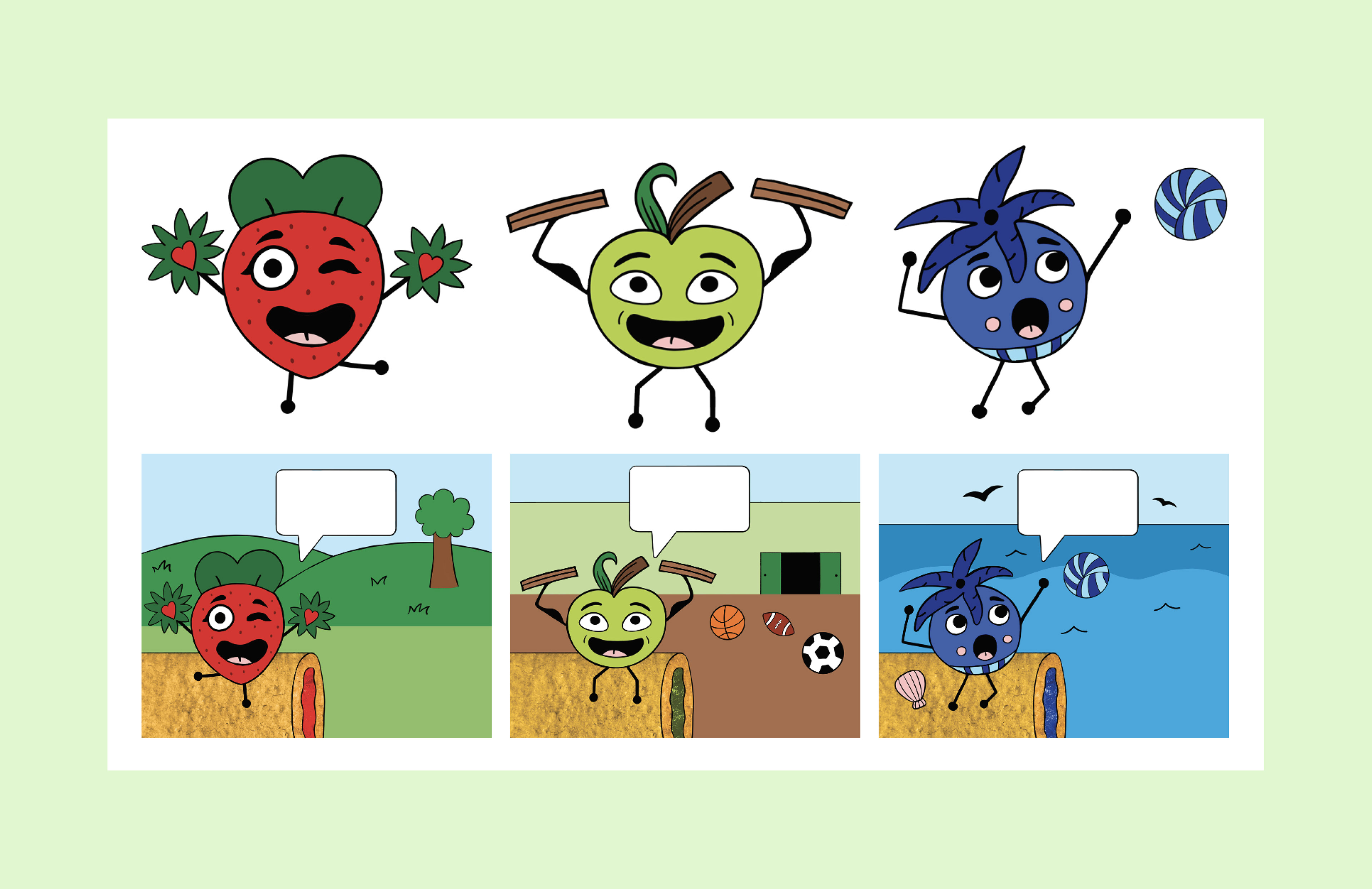 Refined Character & Background Assets