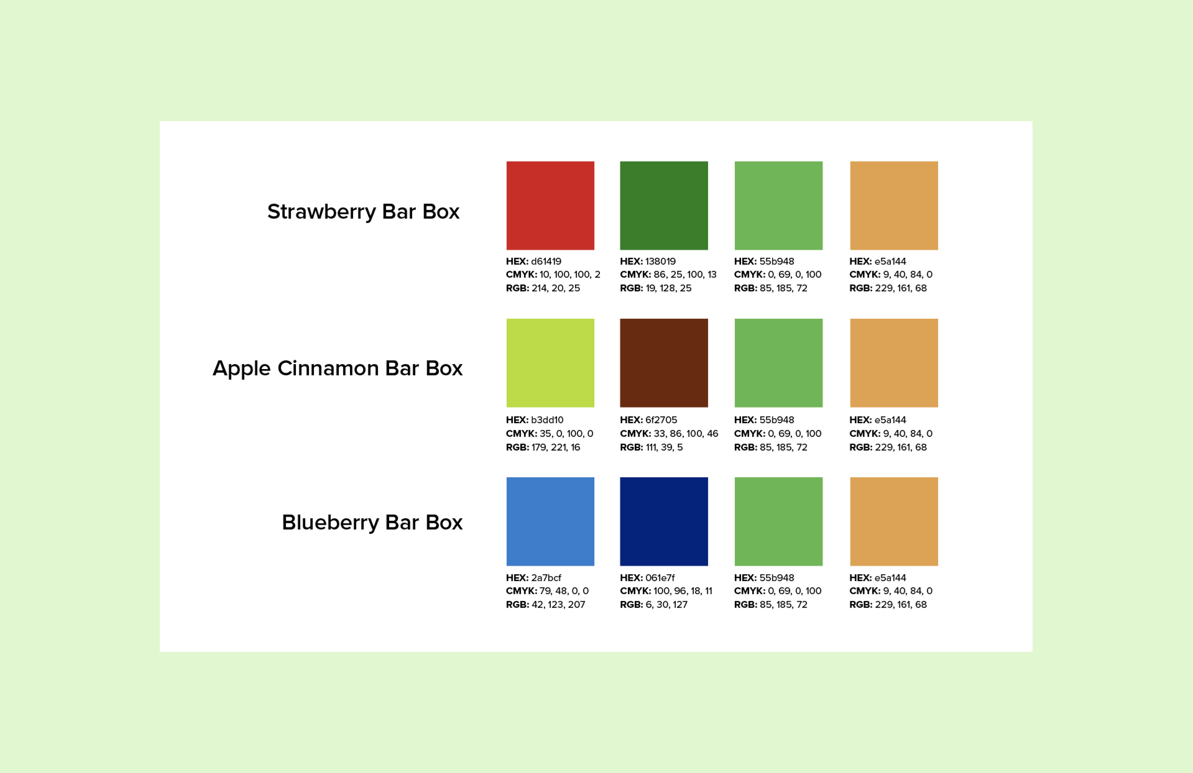 Sporty Fruits Color Choices