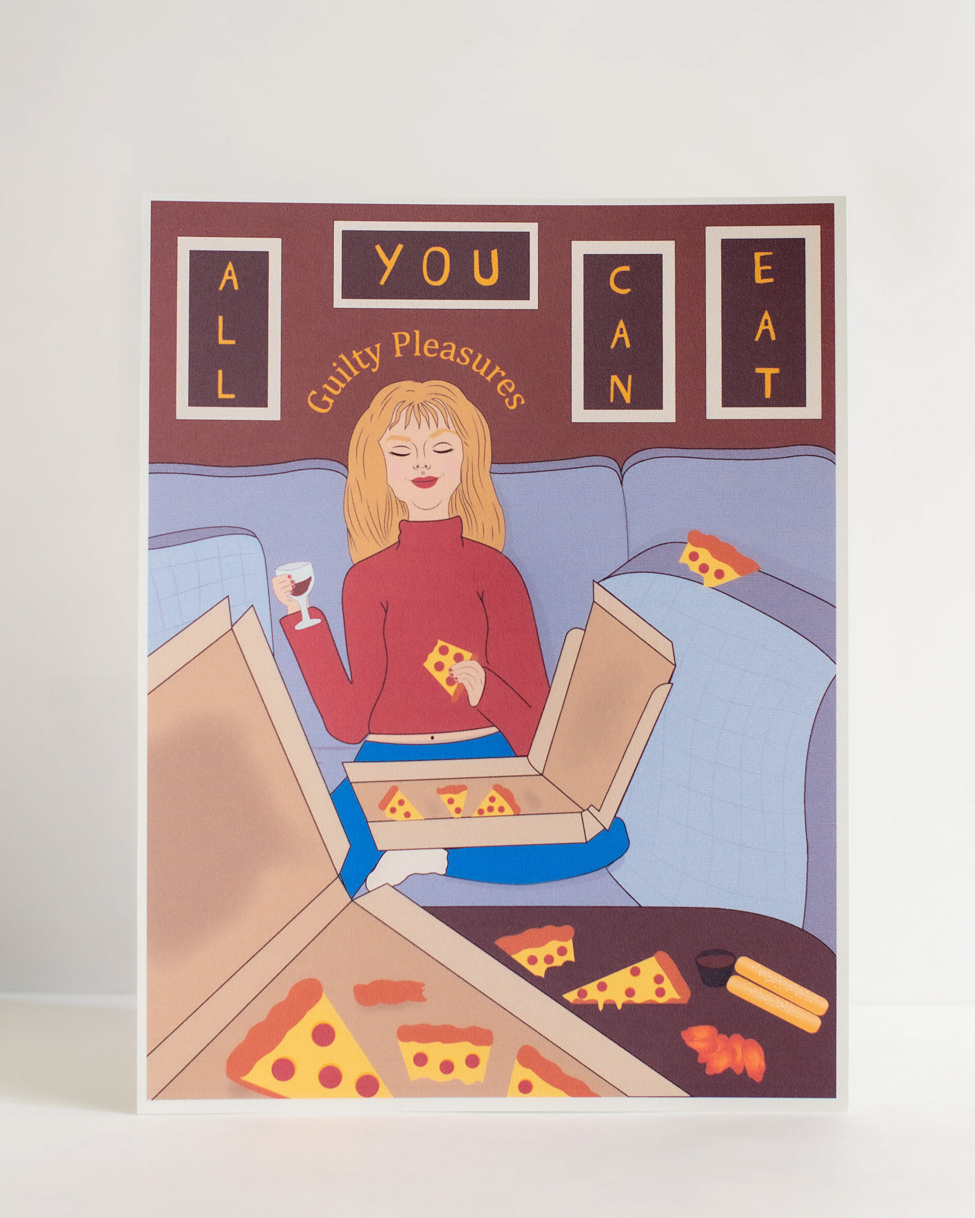 All You Can Eat magazine cover design