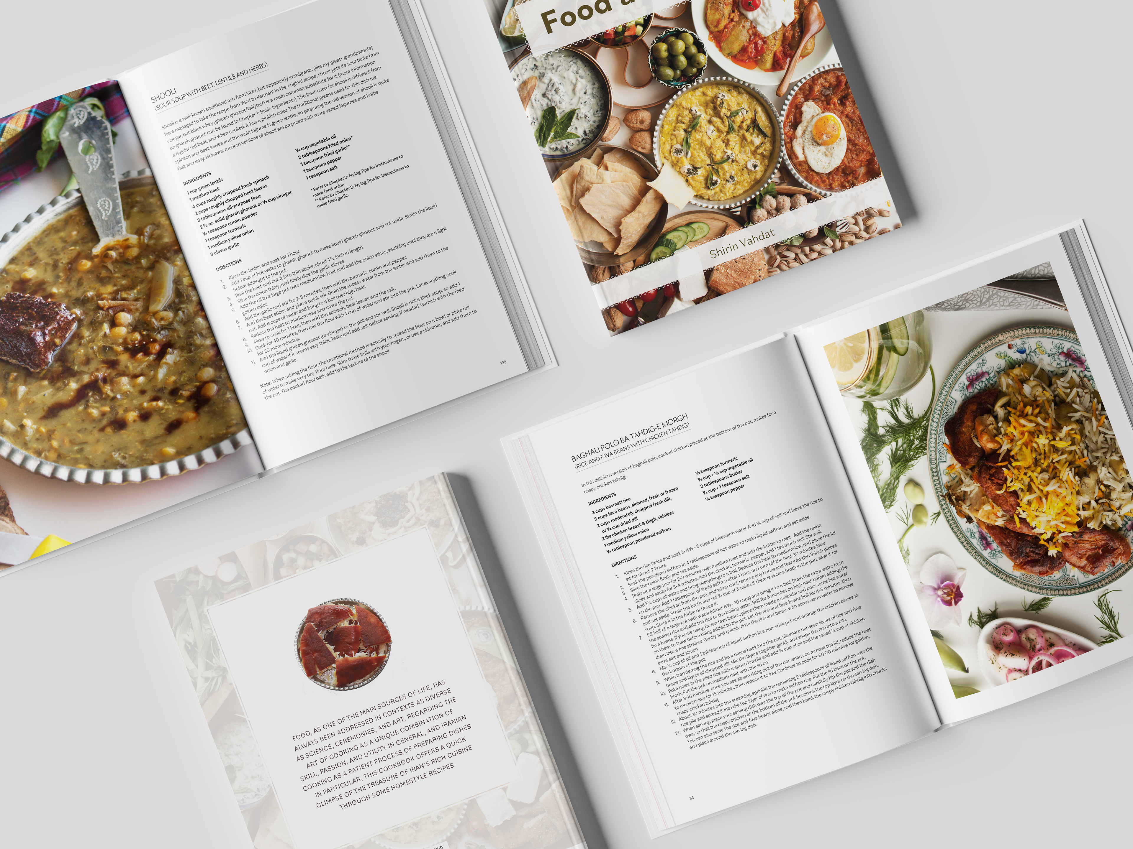 Cookbook design for Food & Folks