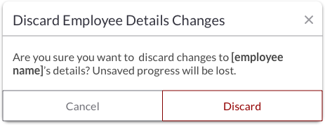 Another mockup of a modal using the proposed guidelines