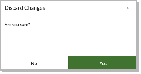 Another original modal from the Pinnacle system