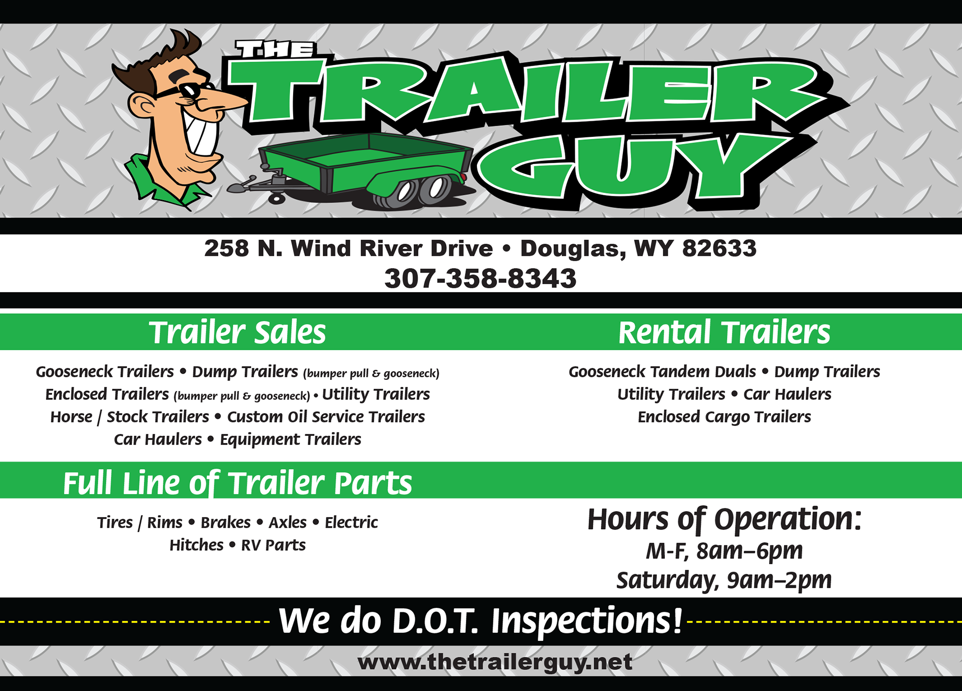 The Trailer Guy Line Card