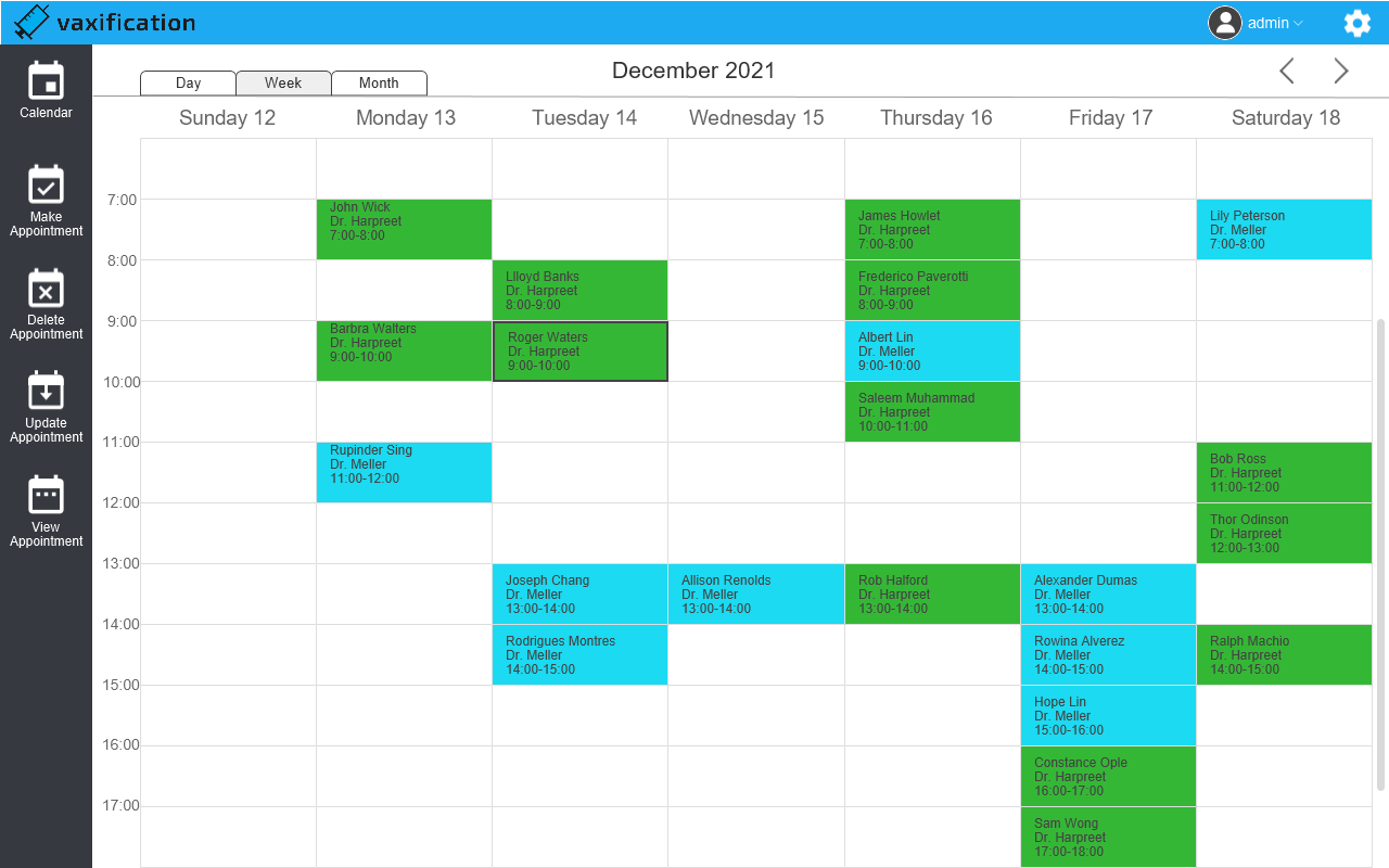 Vaxification Vaccination Scheduling App 