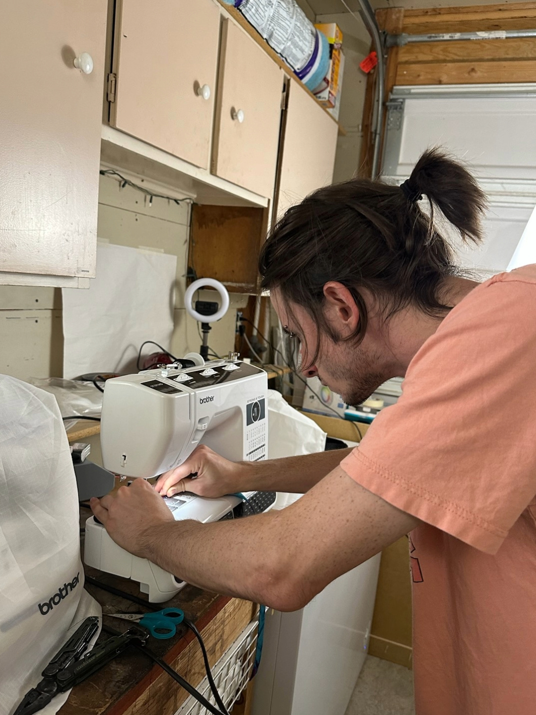 Pony Tail hard at work!