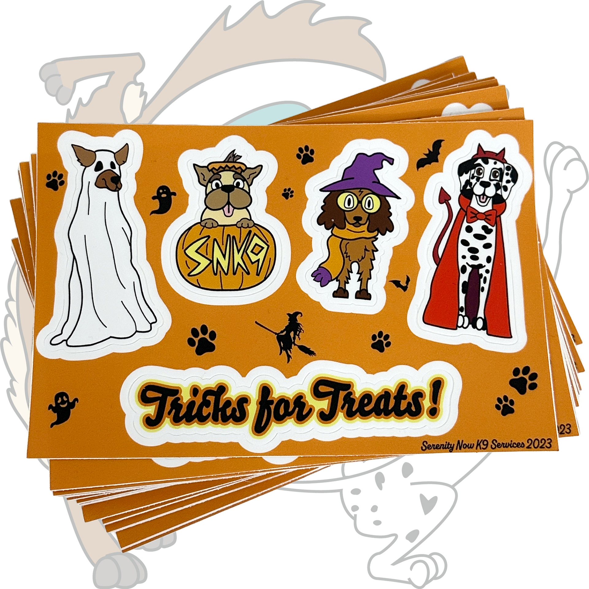 Halloween pup Sheet