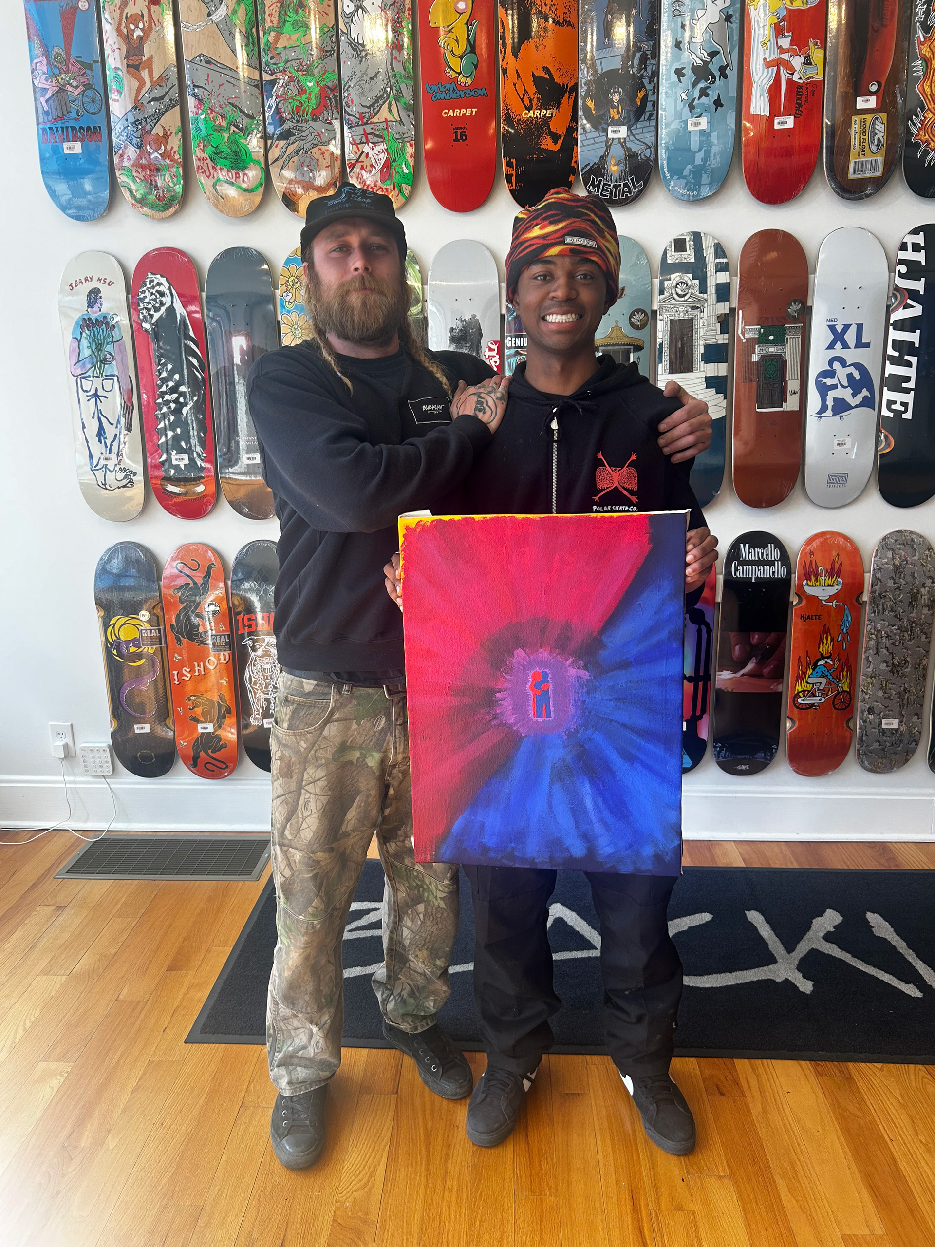 The first piece I sold to my homie Brandt