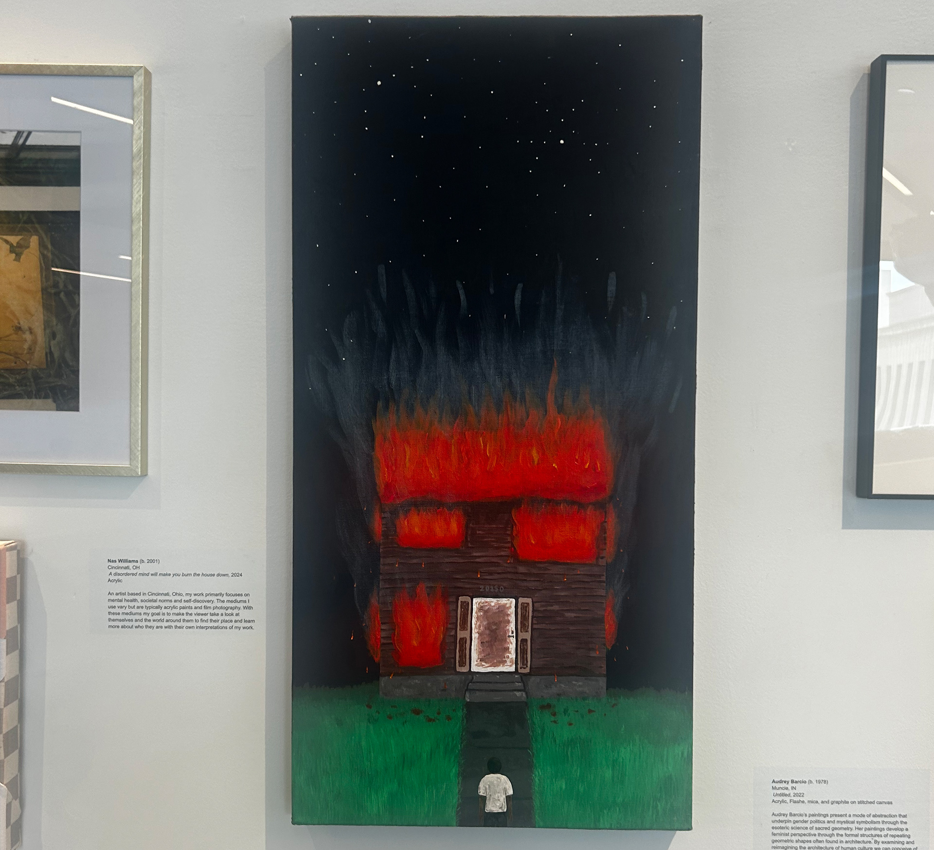 "A Disordered mind will make you burn the House Down" Up at the CAC