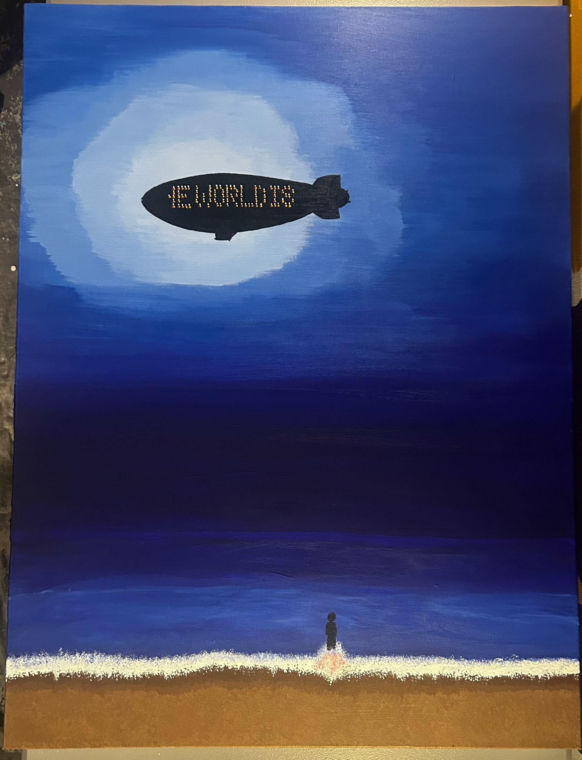 "Is it?" 48" 36" acrylic