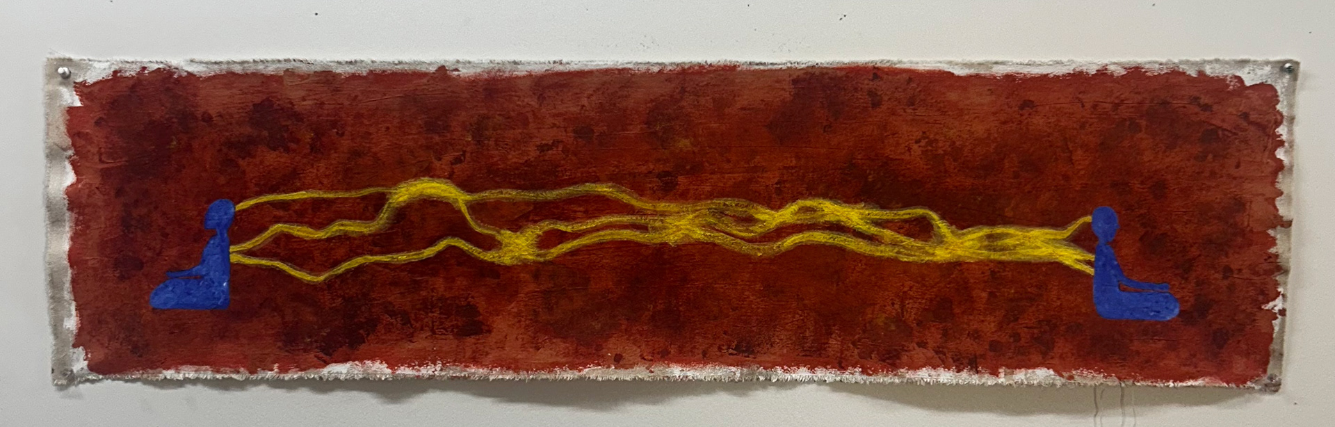 "Long distance connection" 50' x 12" acrylic