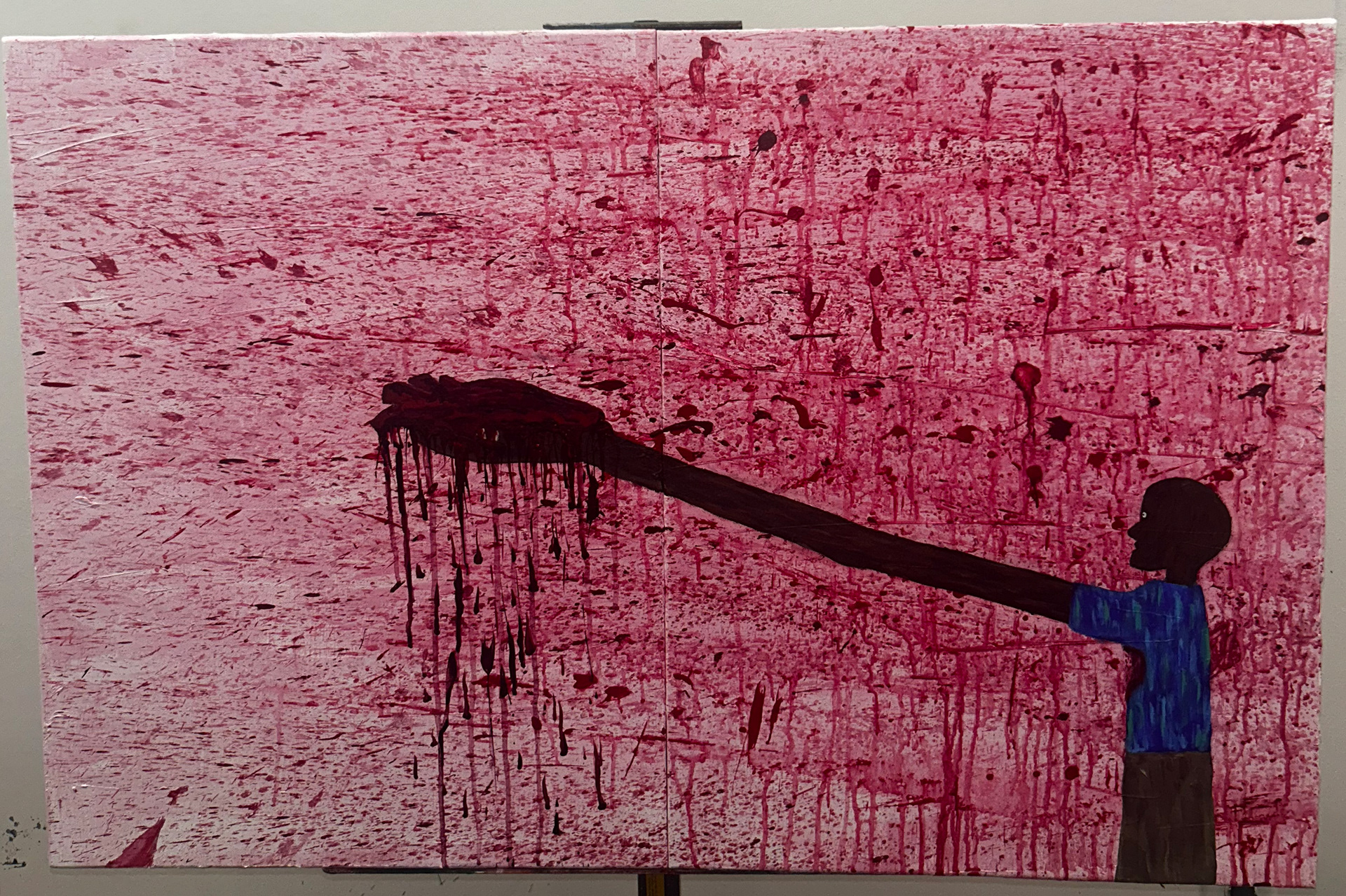 "You can have it." 18" x 24" (Diptych) acrylic