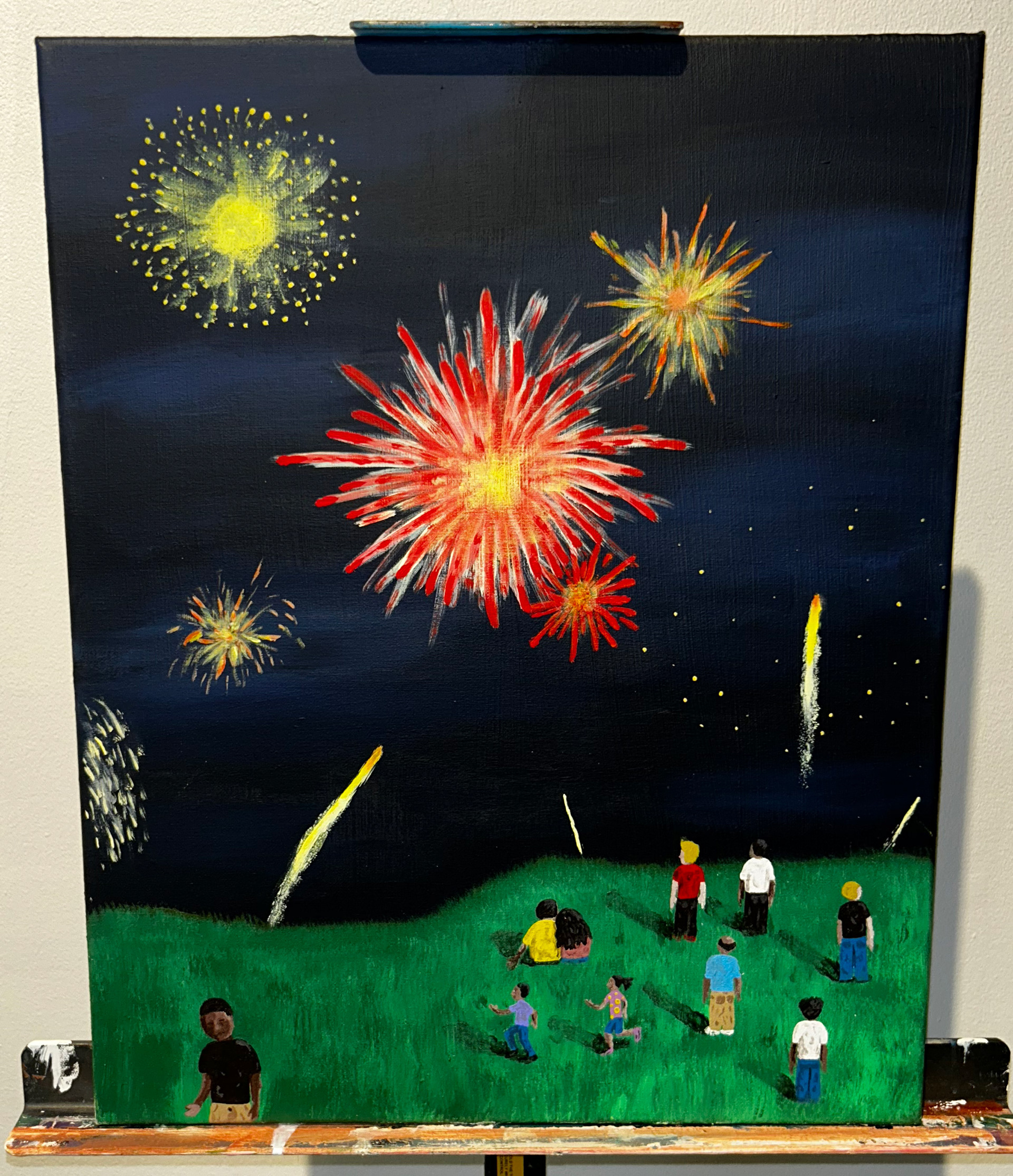 "How I am" 18" x 24" acrylic