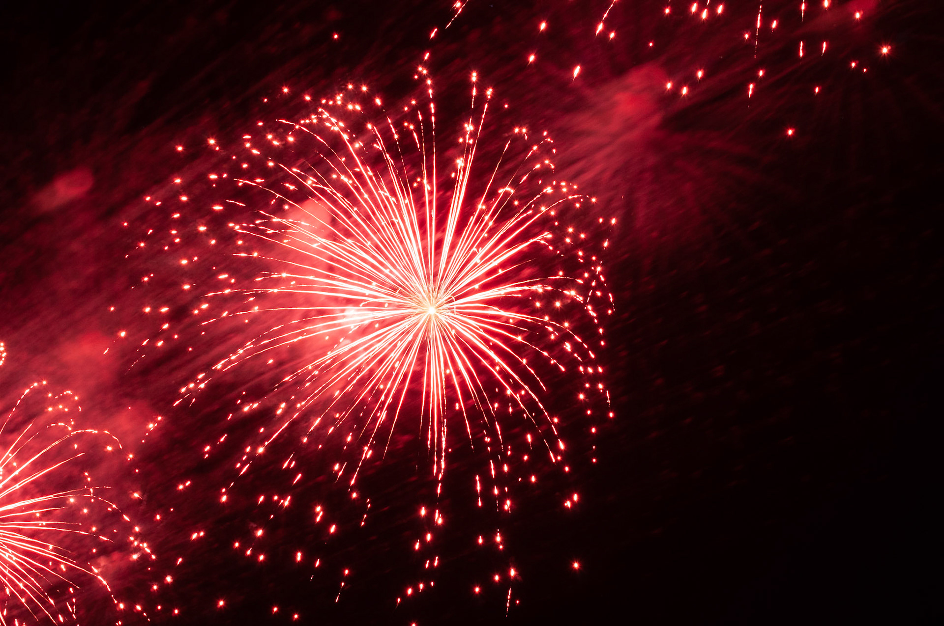 Fireworks at EAA AirVenture 2011
