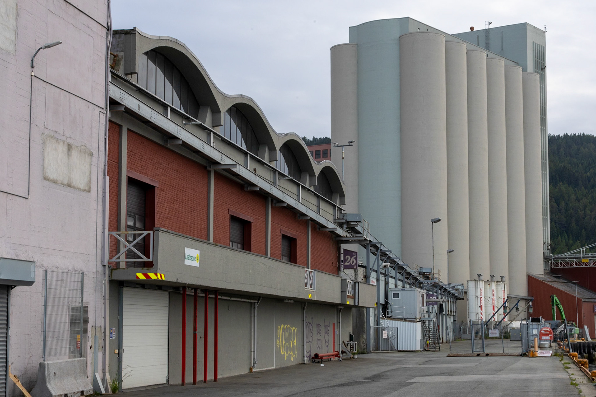 Trondheim Mølle showing off nice functionalistic architecture and grandure.