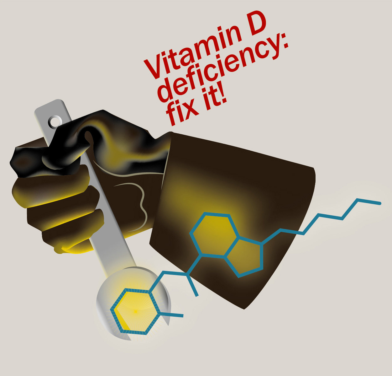 Vitamin D, the sunshine vitamin.