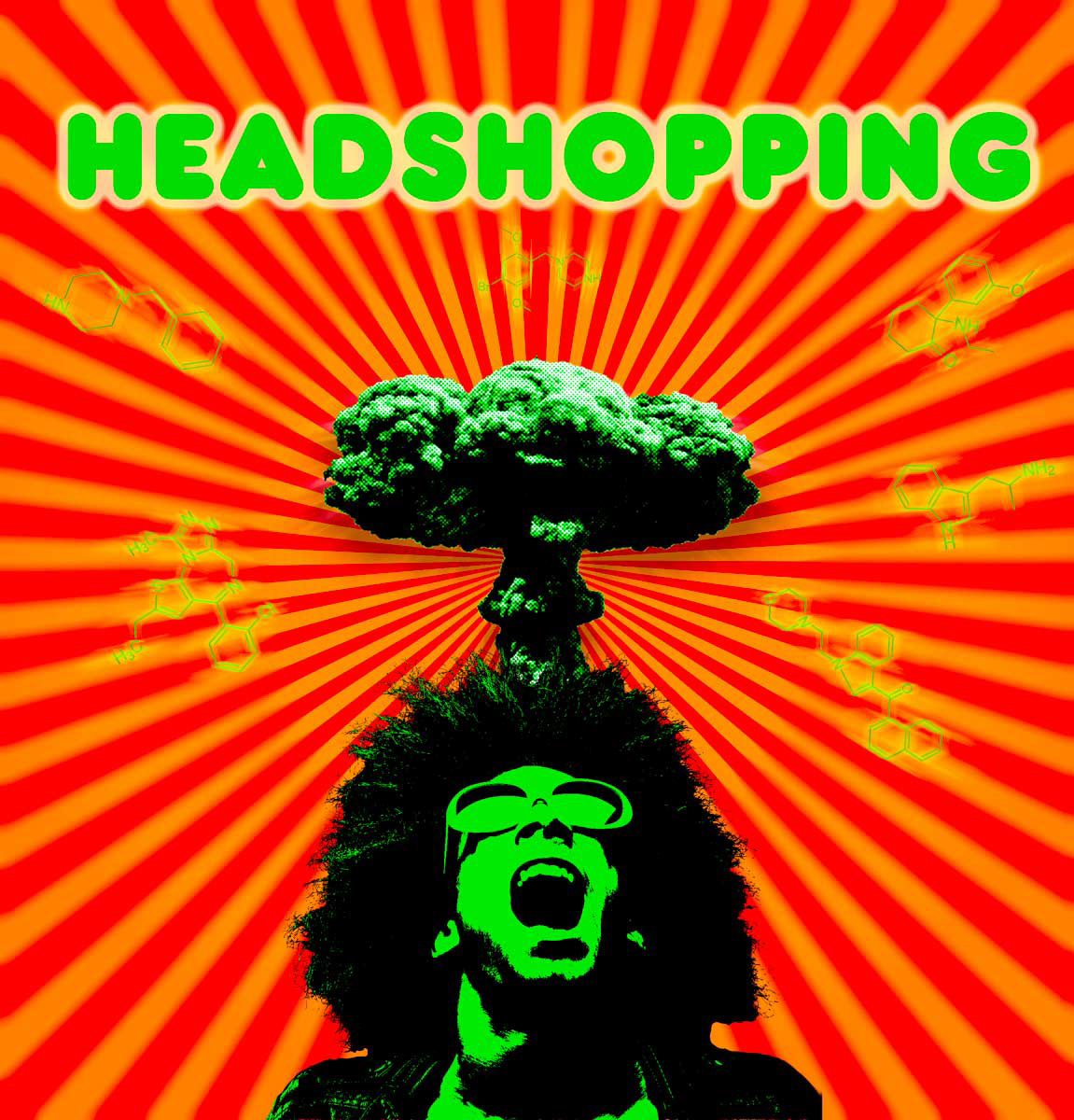 Head shops that sell legal highs. Obviously all the molecules are accurate.