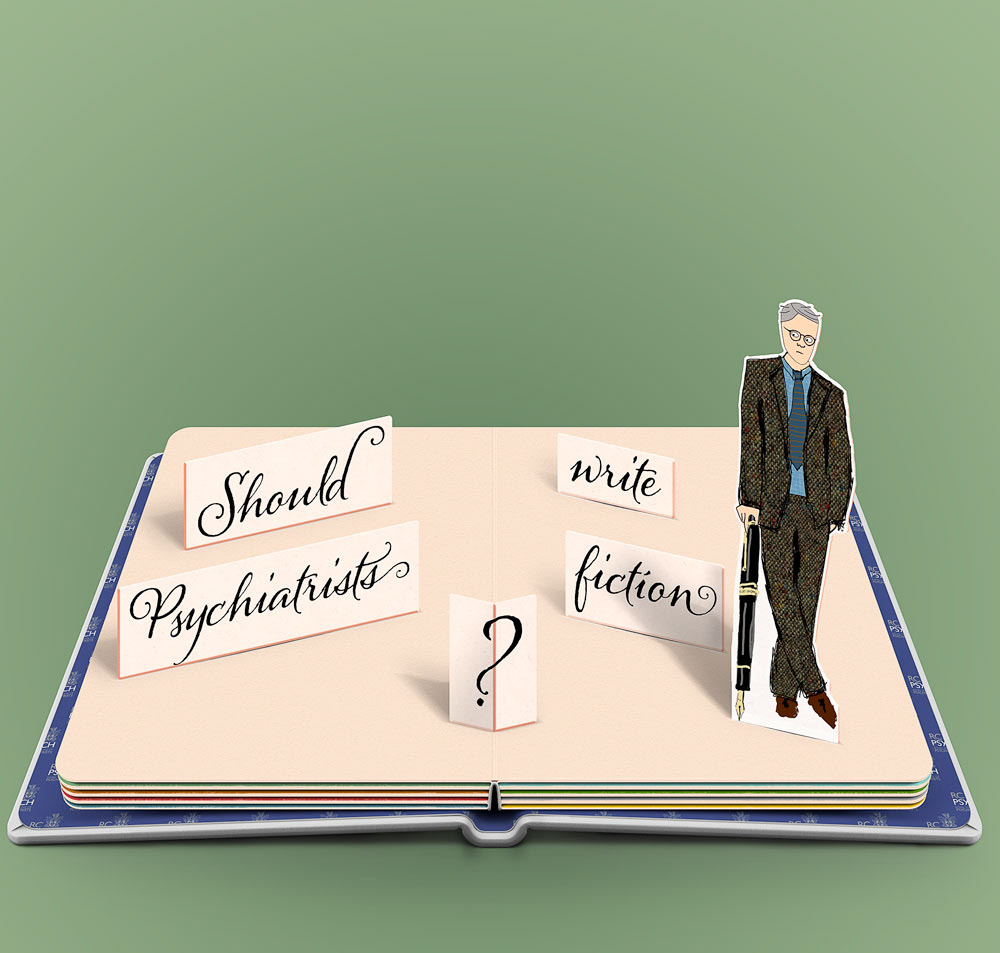 Me in my winter tweed suit, pop-up style.