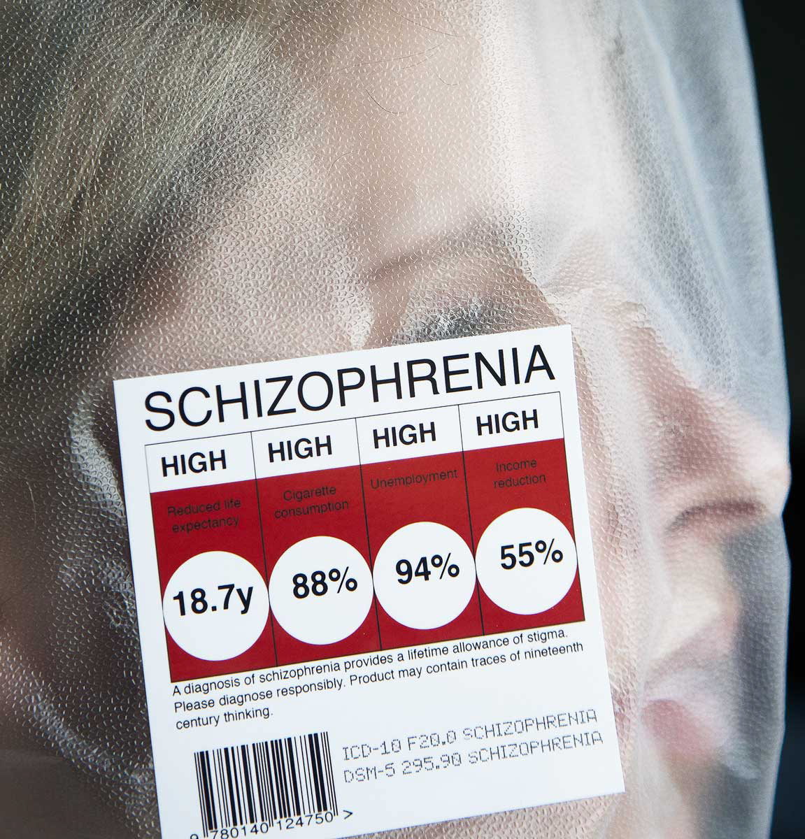 Food warning style for an article on stigma. 