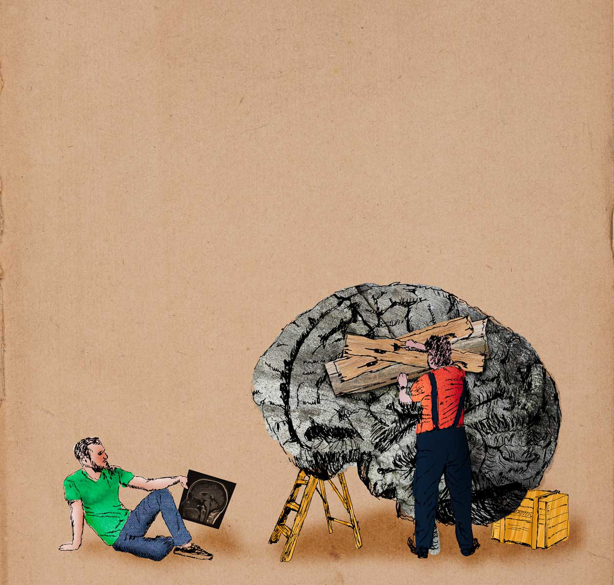 Neurologists and psychiatrist working together.