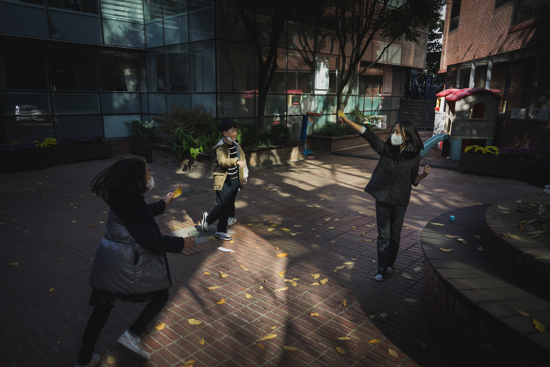 Chilren play by Kyungdong Presbyterian church