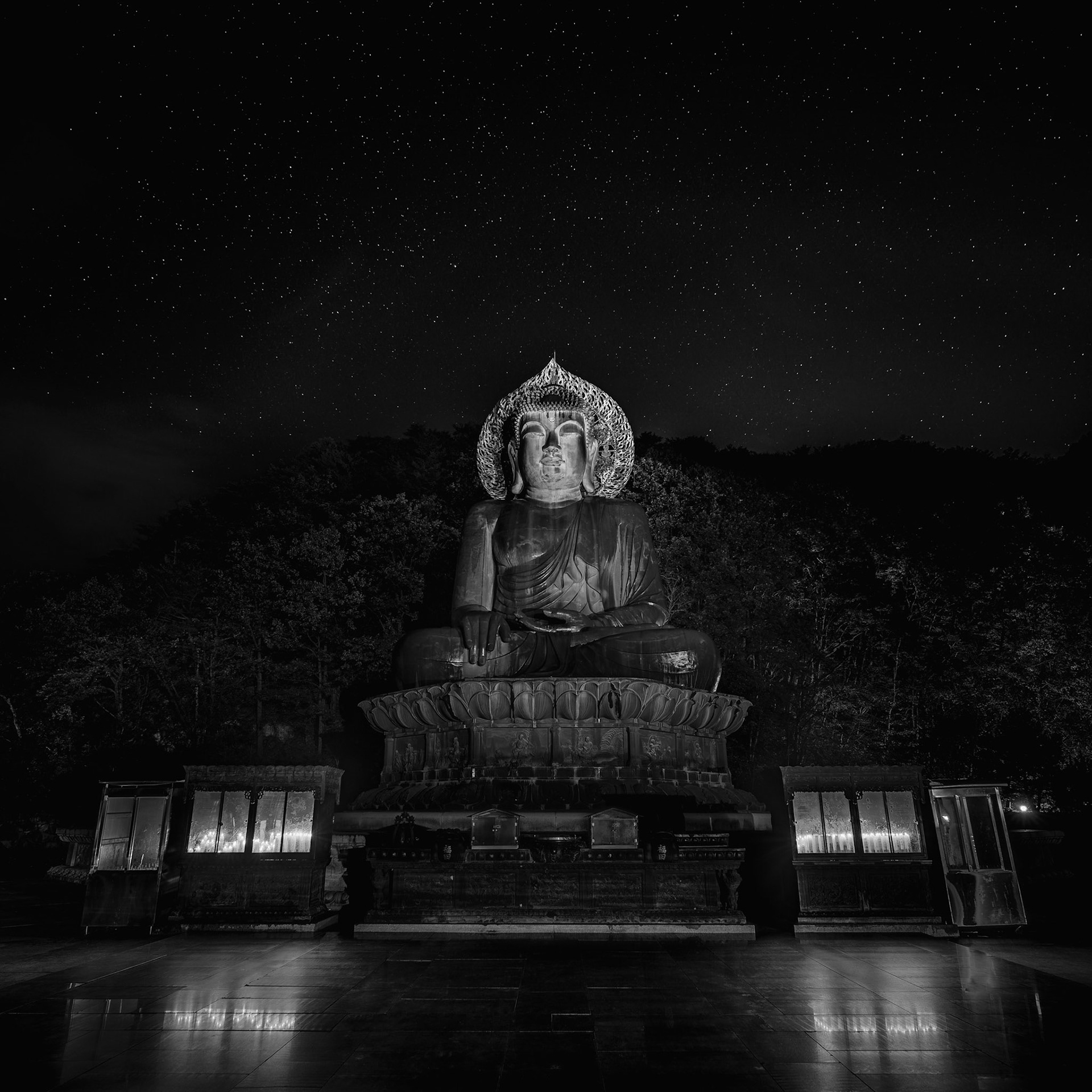 Taken during temple stay in Sinheungsa temple at night when everyone was sleeping. https://eng.templestay.com/temple_info.asp?t_id=sinhungsa