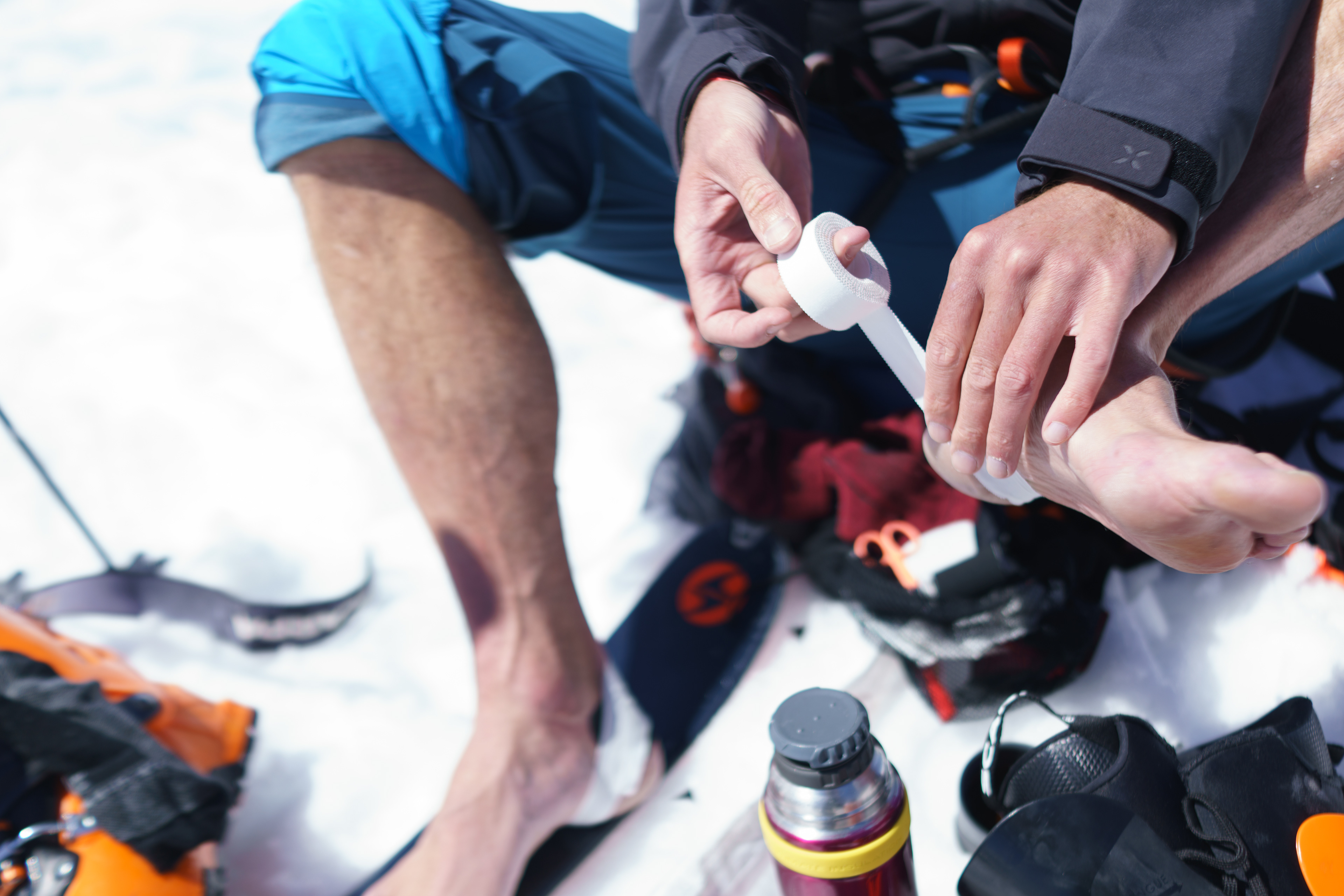Fixing blisters