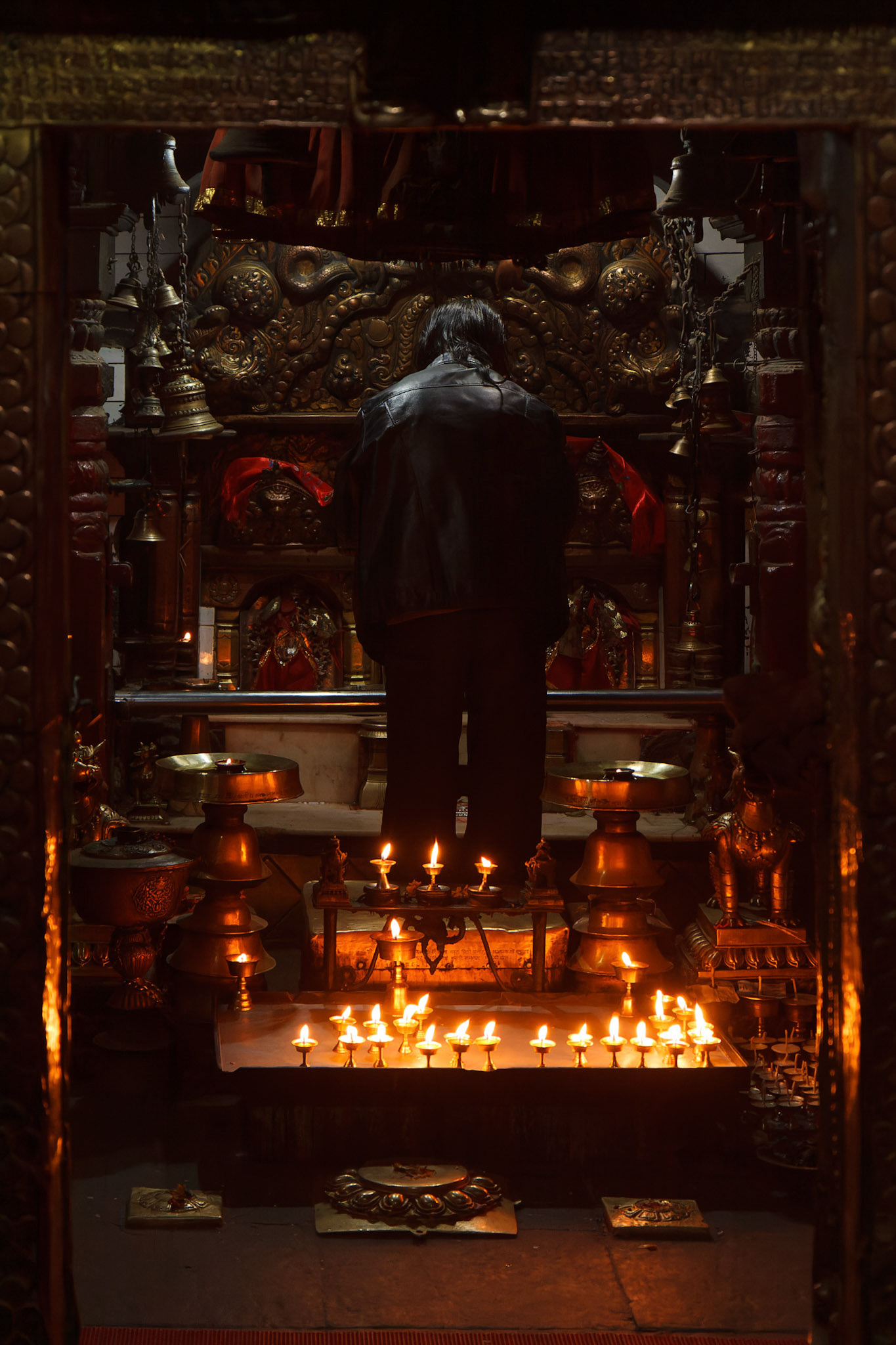 one of many small temples in Thamel, Kathmandu