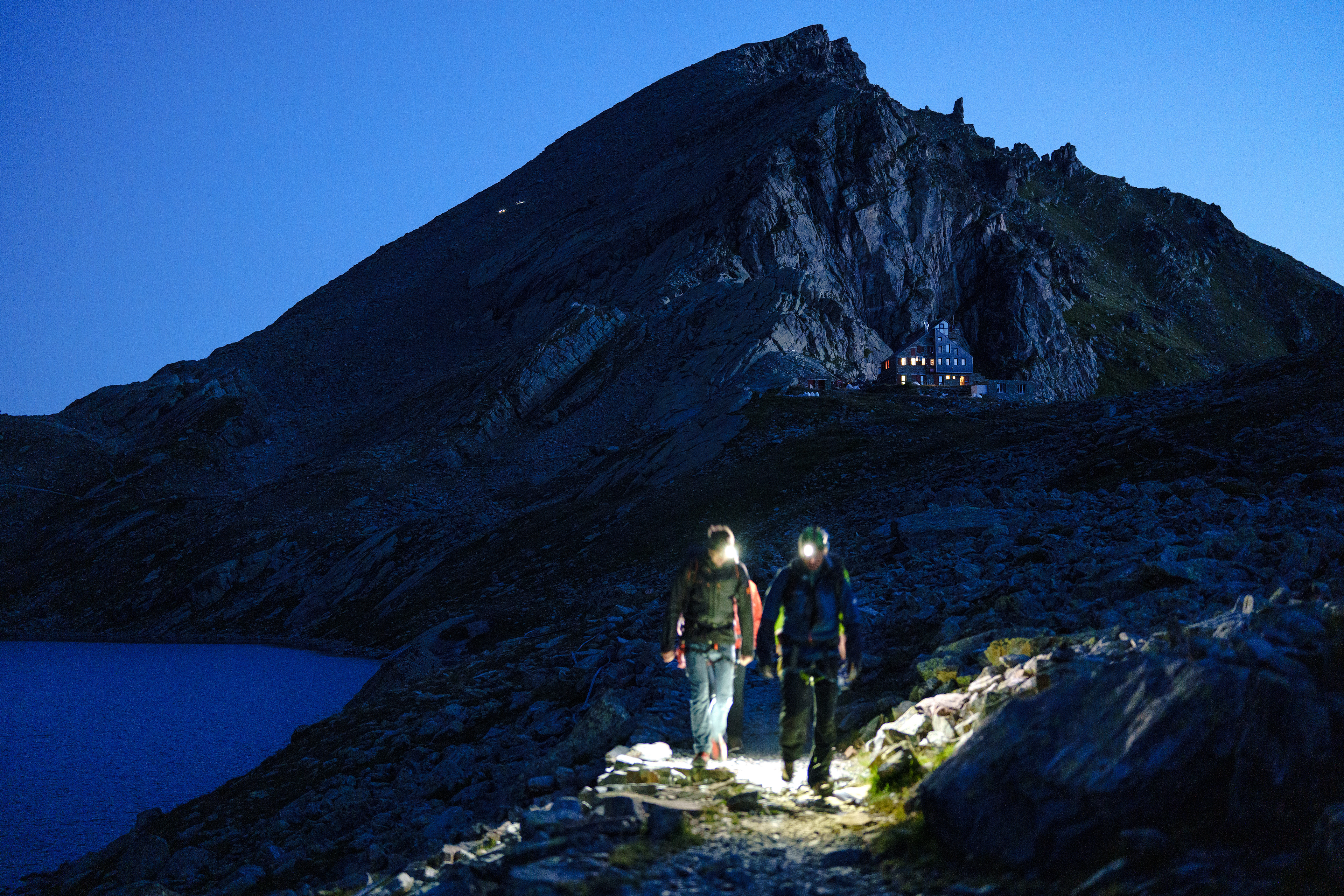 Rifugio Quintino Sella al Monviso (2640 m)