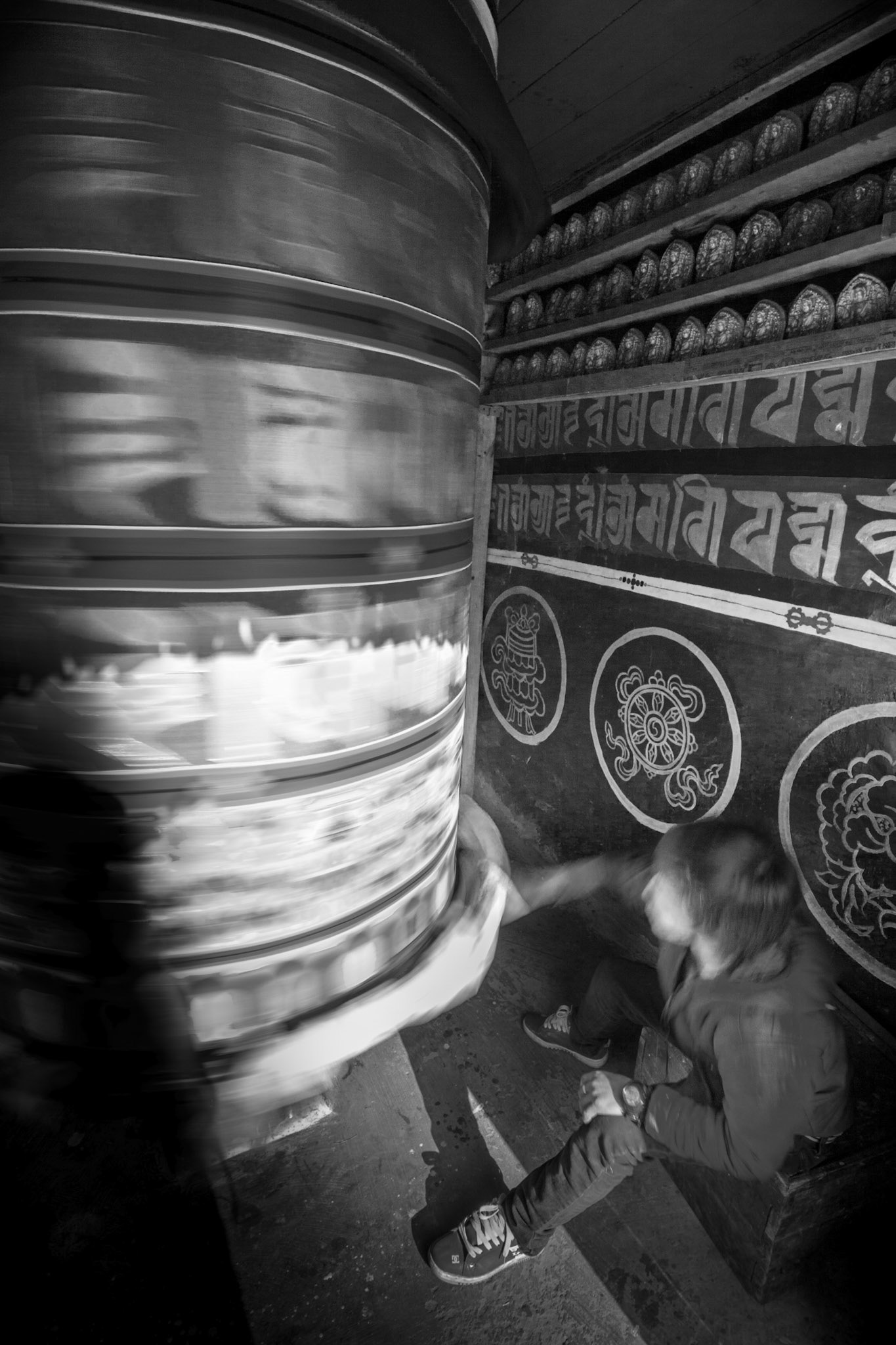 Praying wheel playgroound